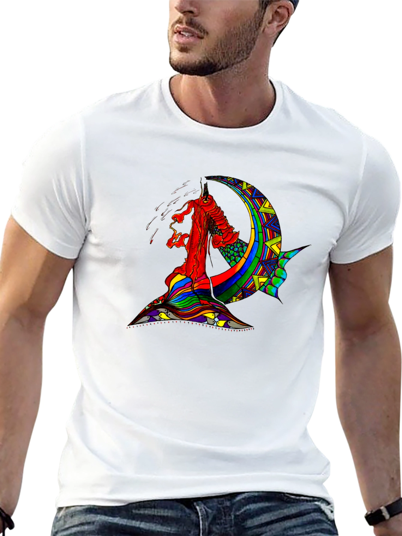 Vivid Dreamscape Graphic Tee