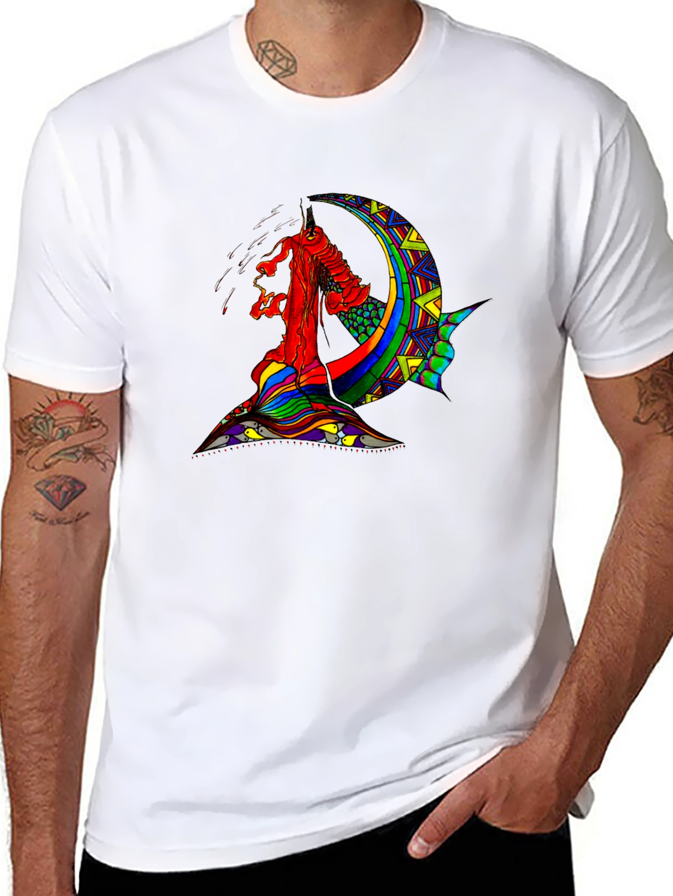 Vivid Dreamscape Graphic Tee
