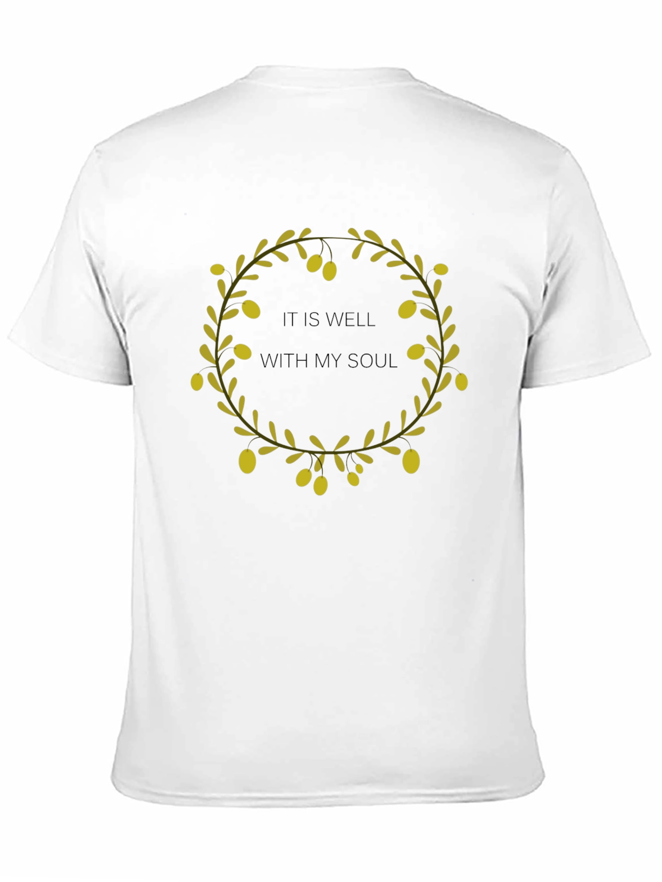 It Is Well With My Soul Olive Branch T-Shirt
