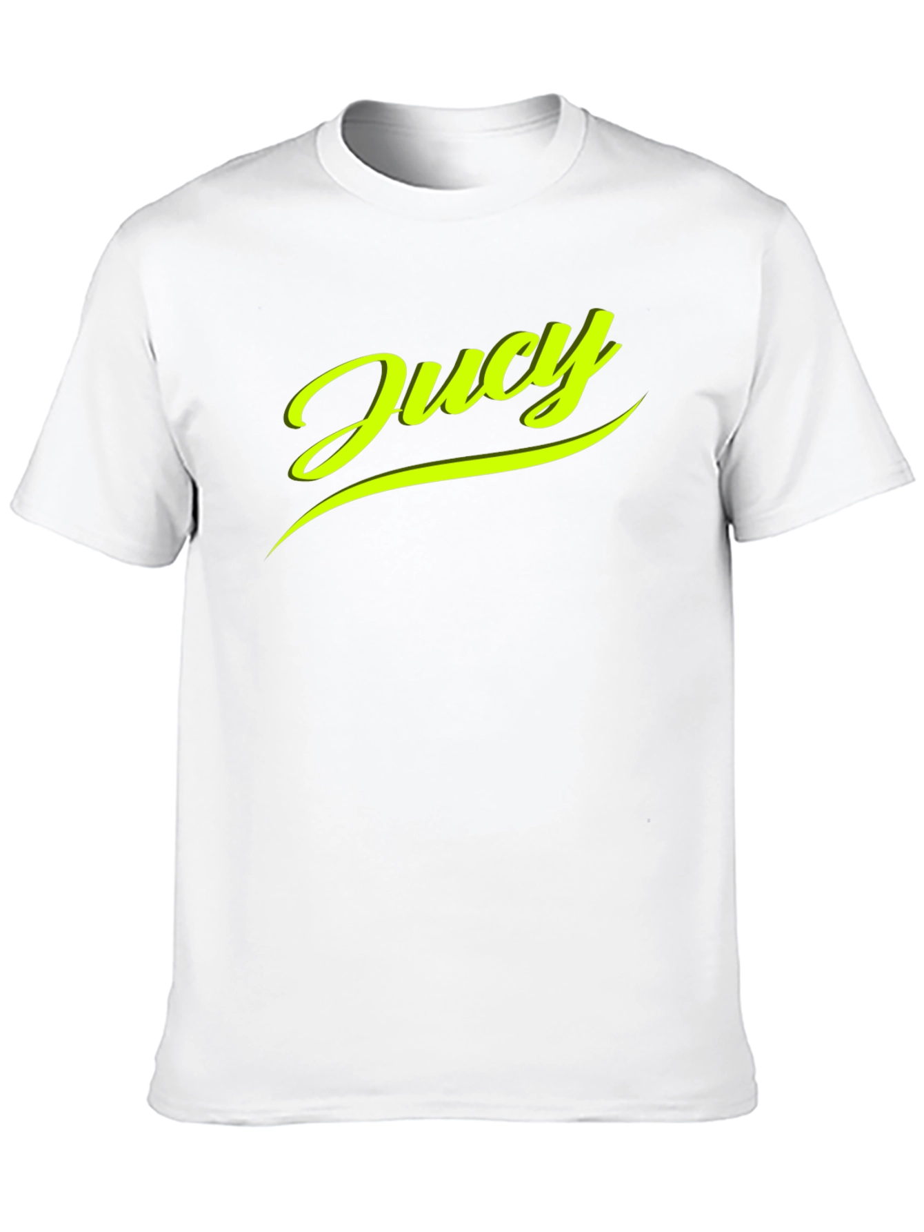 Juicy Graphic Tee - Modern Black Cotton T-Shirt
