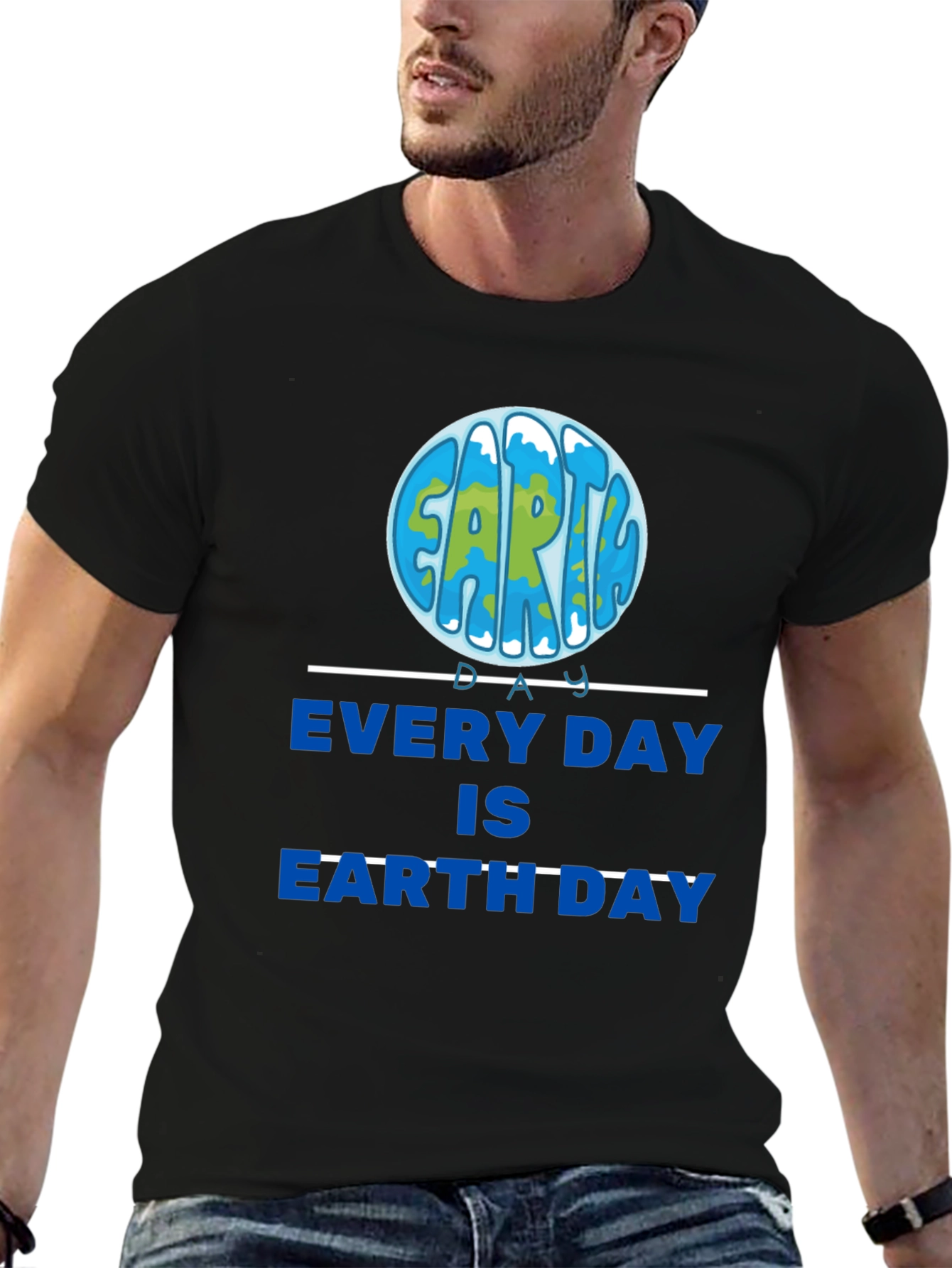 Every Day is Earth Day Black T-Shirt