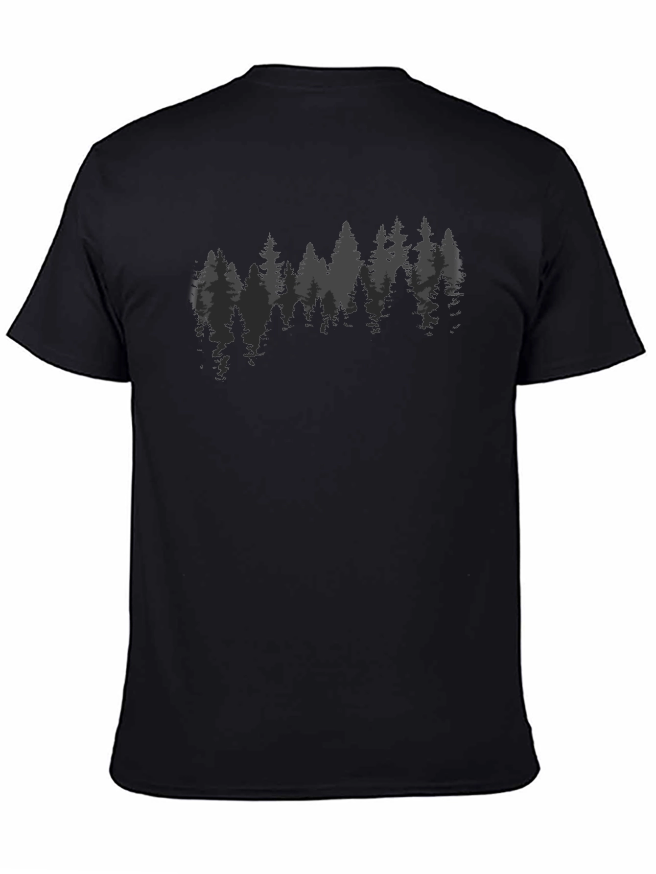 Nature Forest Trees Graphic T-Shirt - Casual Style