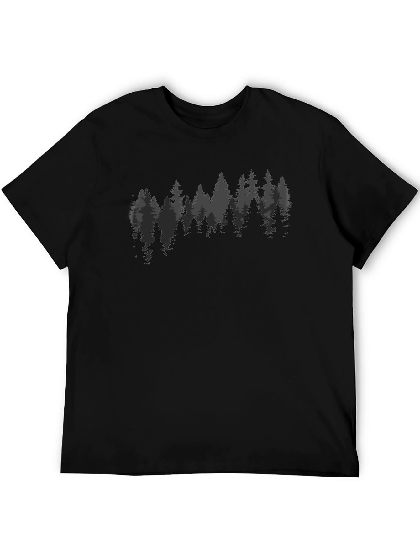 Nature Forest Trees Graphic T-Shirt - Casual Style