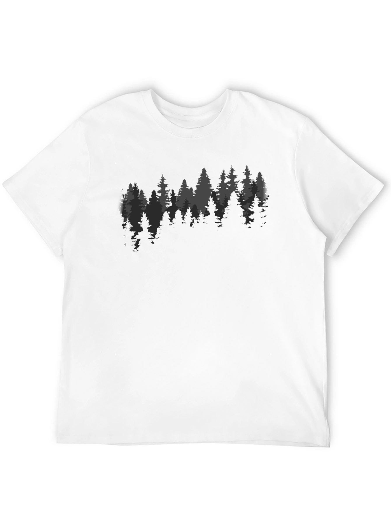 Nature Forest Trees Graphic T-Shirt - Casual Style