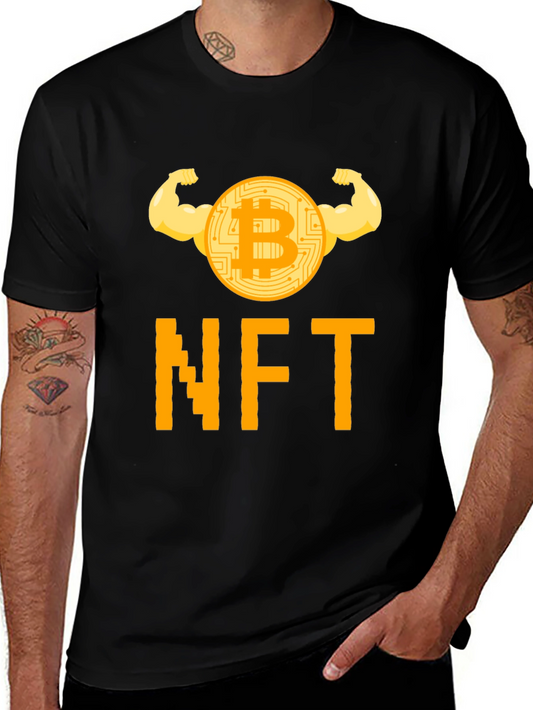 Bitcoin NFT Crypto T-Shirt - Strong HODL Design