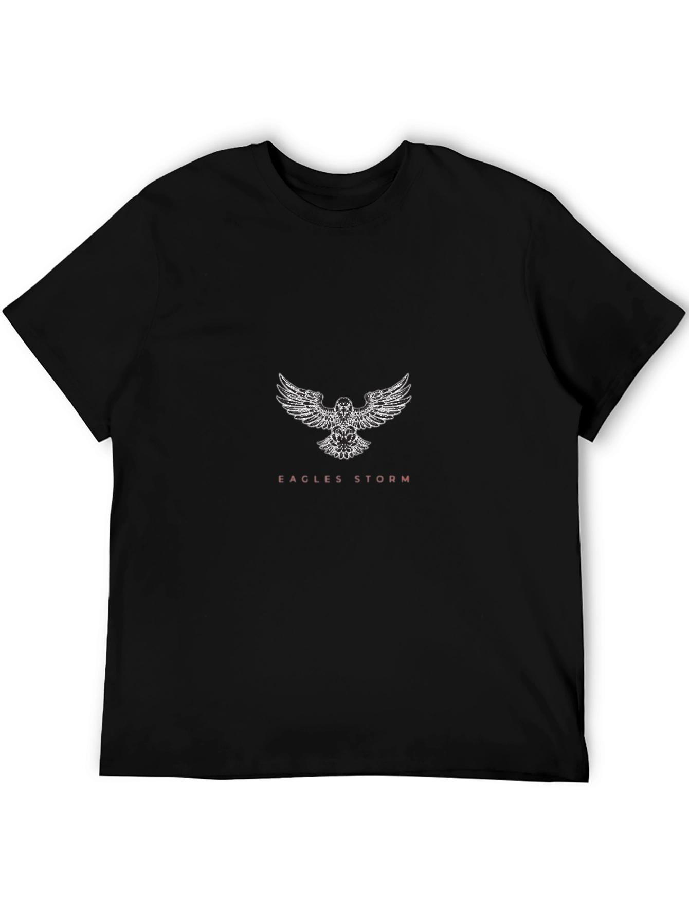 Eagles Storm Graphic T-Shirt - Classic Black Tee