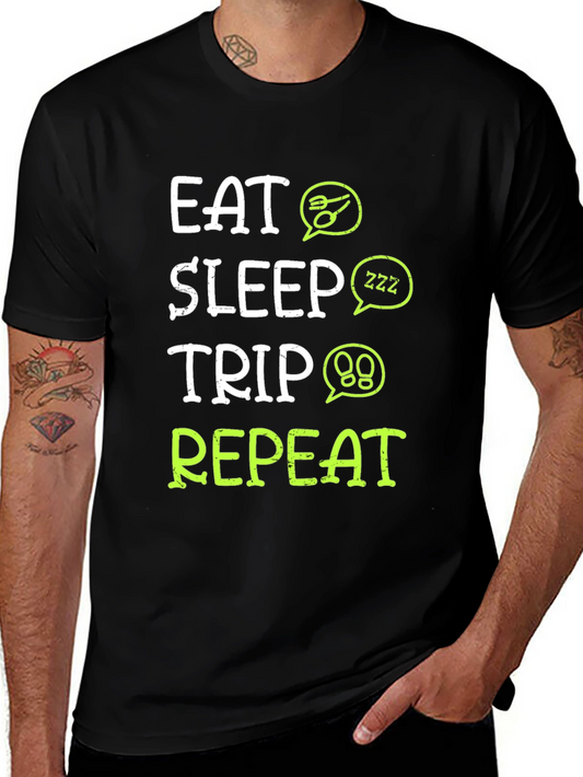 Eat Sleep Trip Repeat T-Shirt
