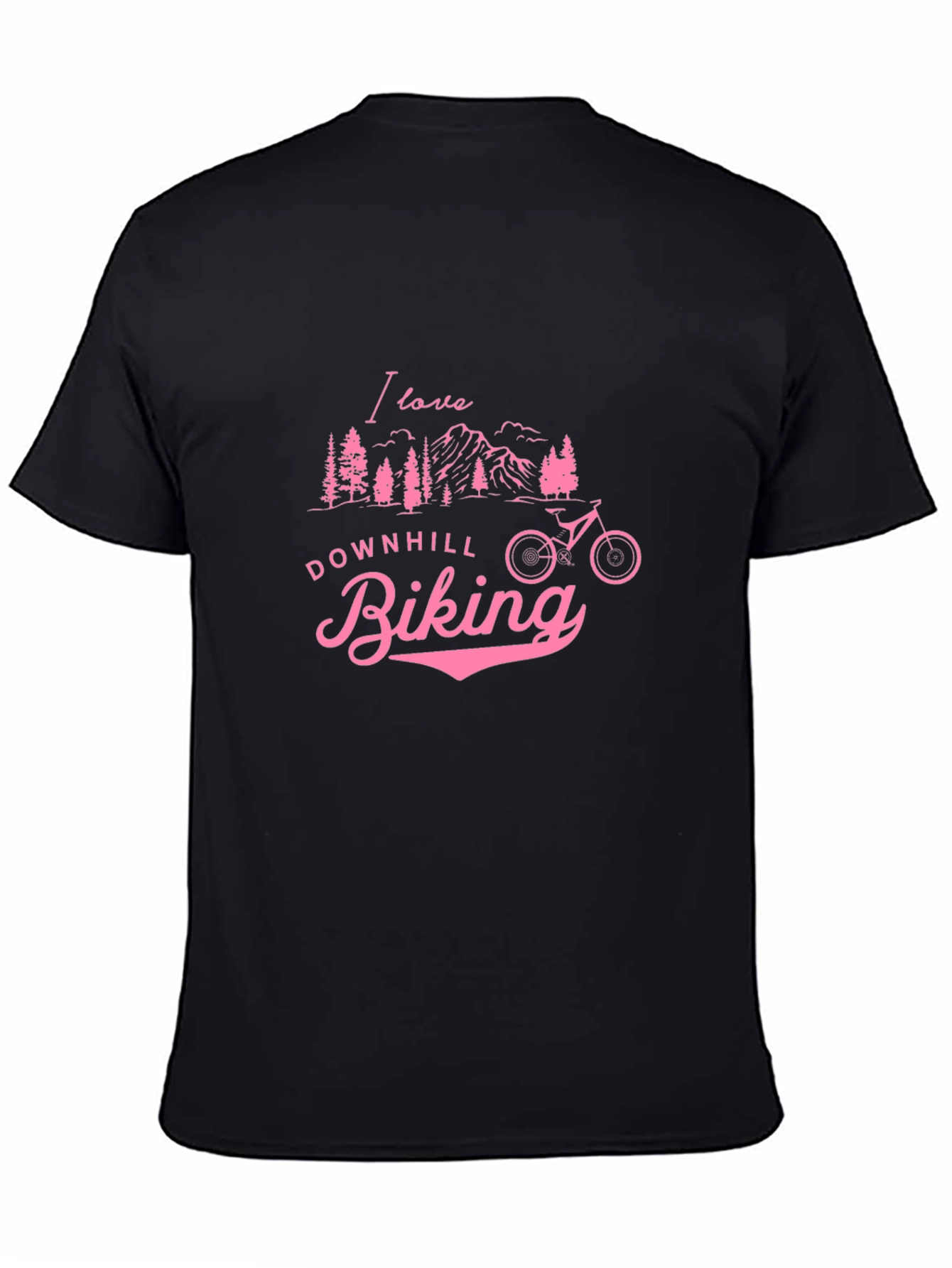 Downhill Biking Graphic T-Shirt for Mountain Bikers