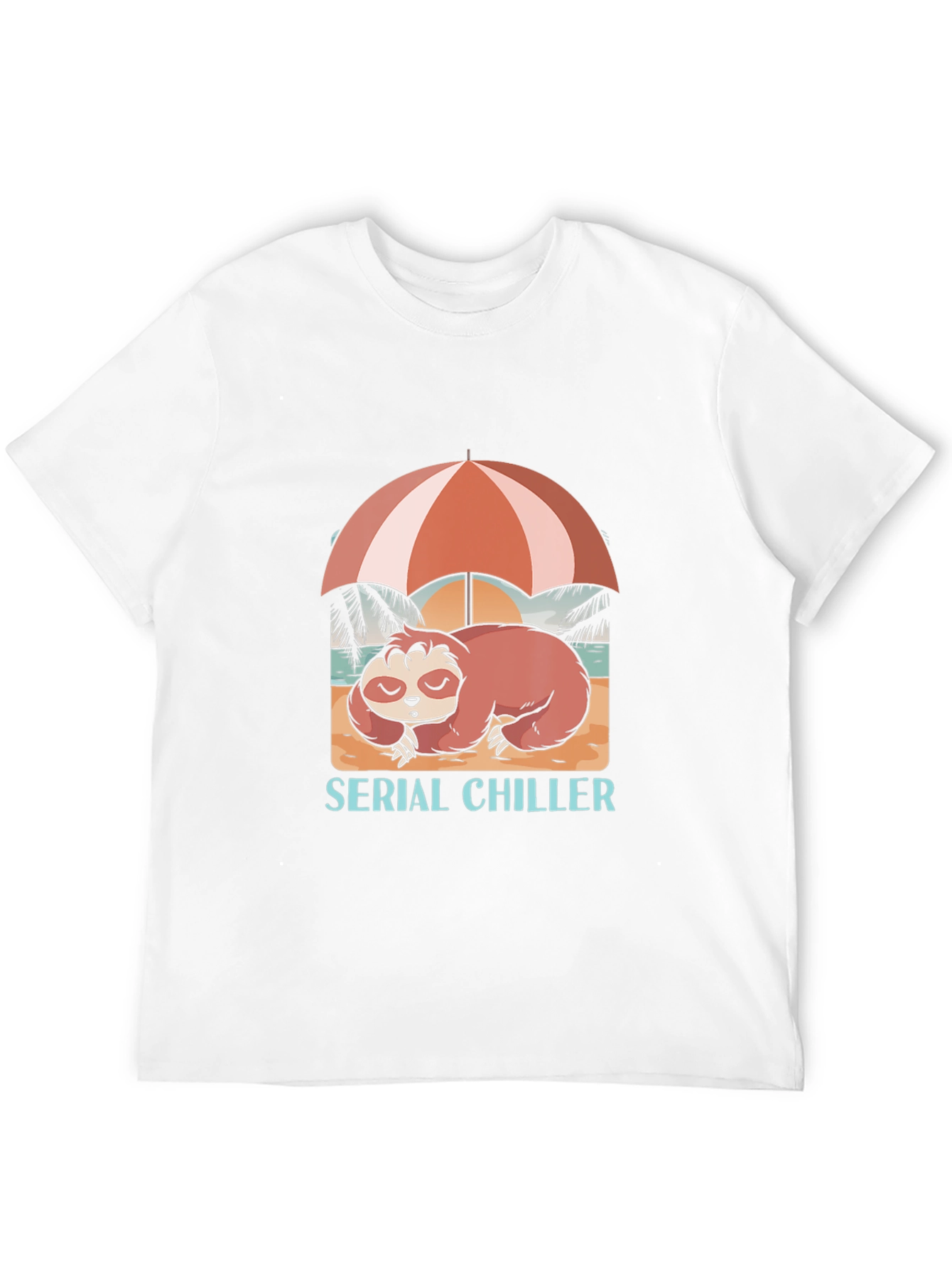 Serial Chiller Sloth Graphic T-Shirt