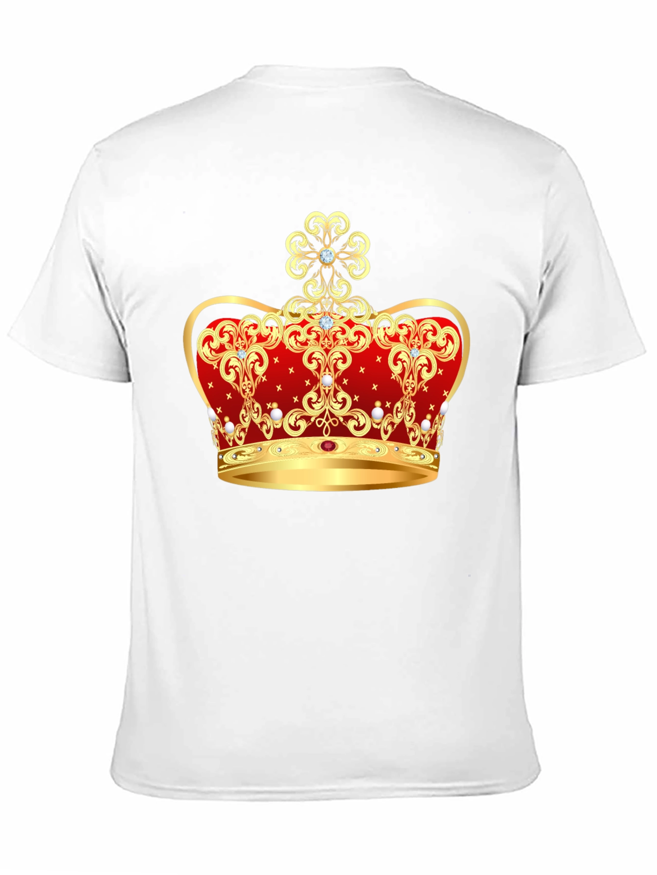 Regal Crown Graphic Black T-Shirt