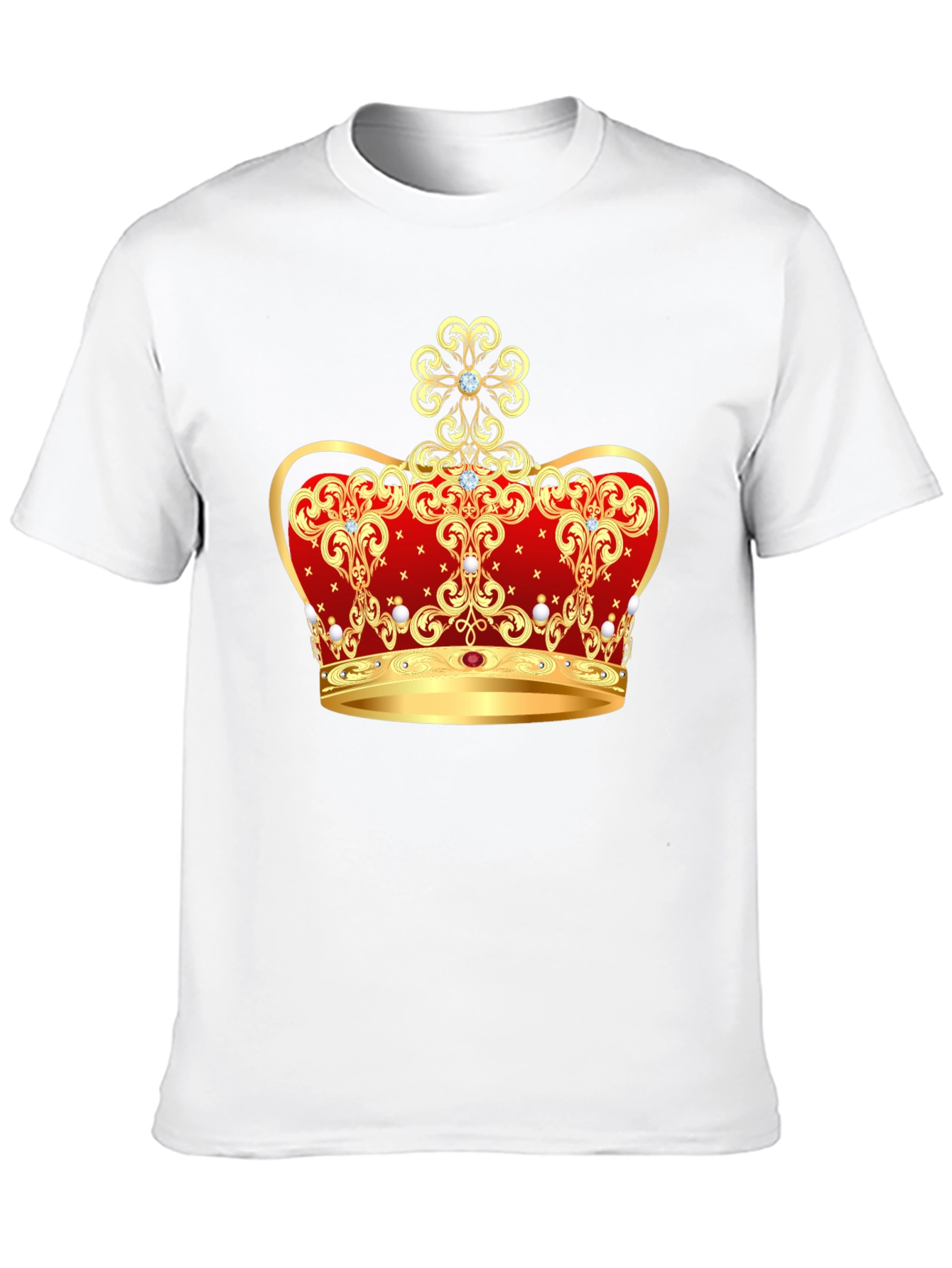 Regal Crown Graphic Black T-Shirt