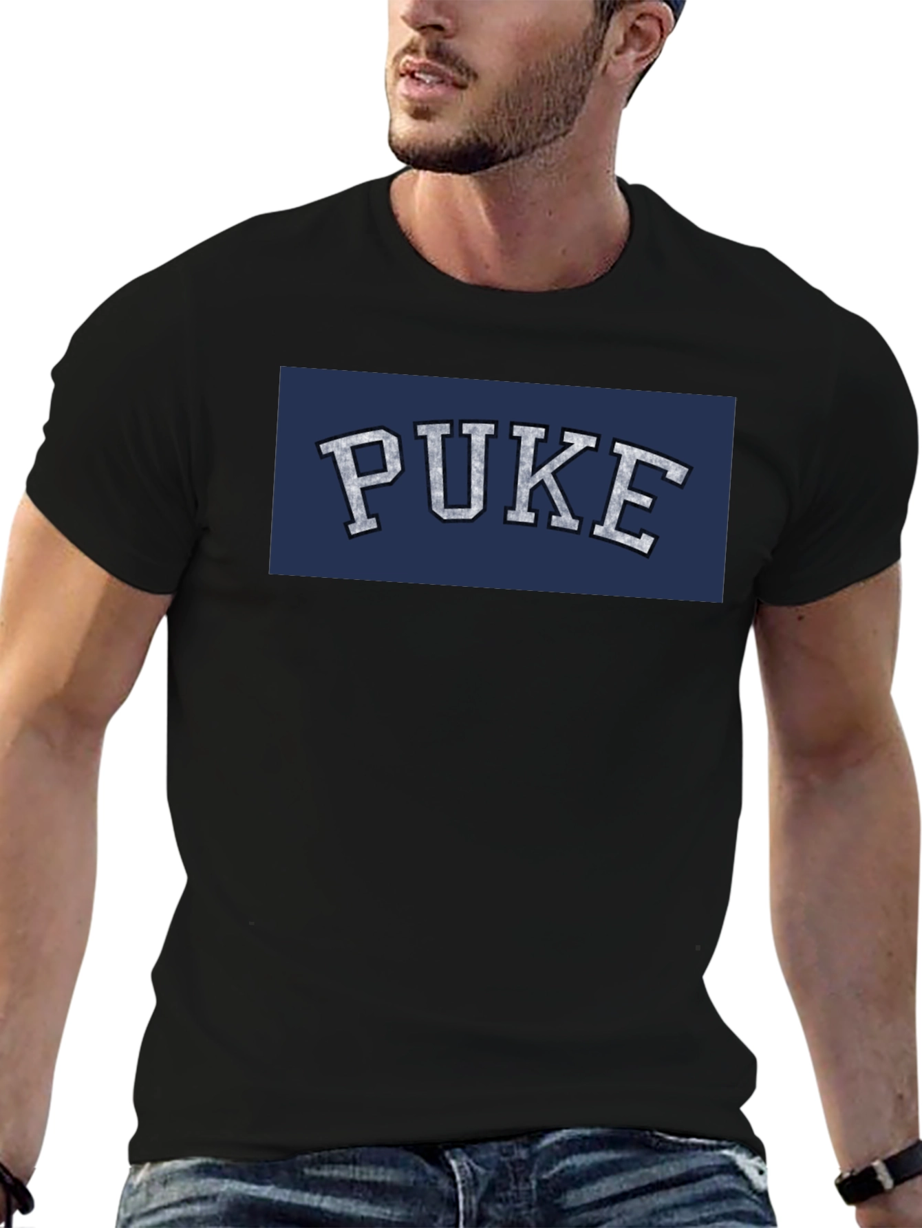PUKE Graphic Tee - Black T-Shirt