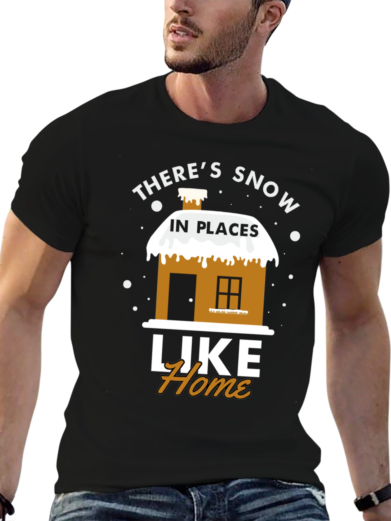Snow in Places Like Home T-Shirt