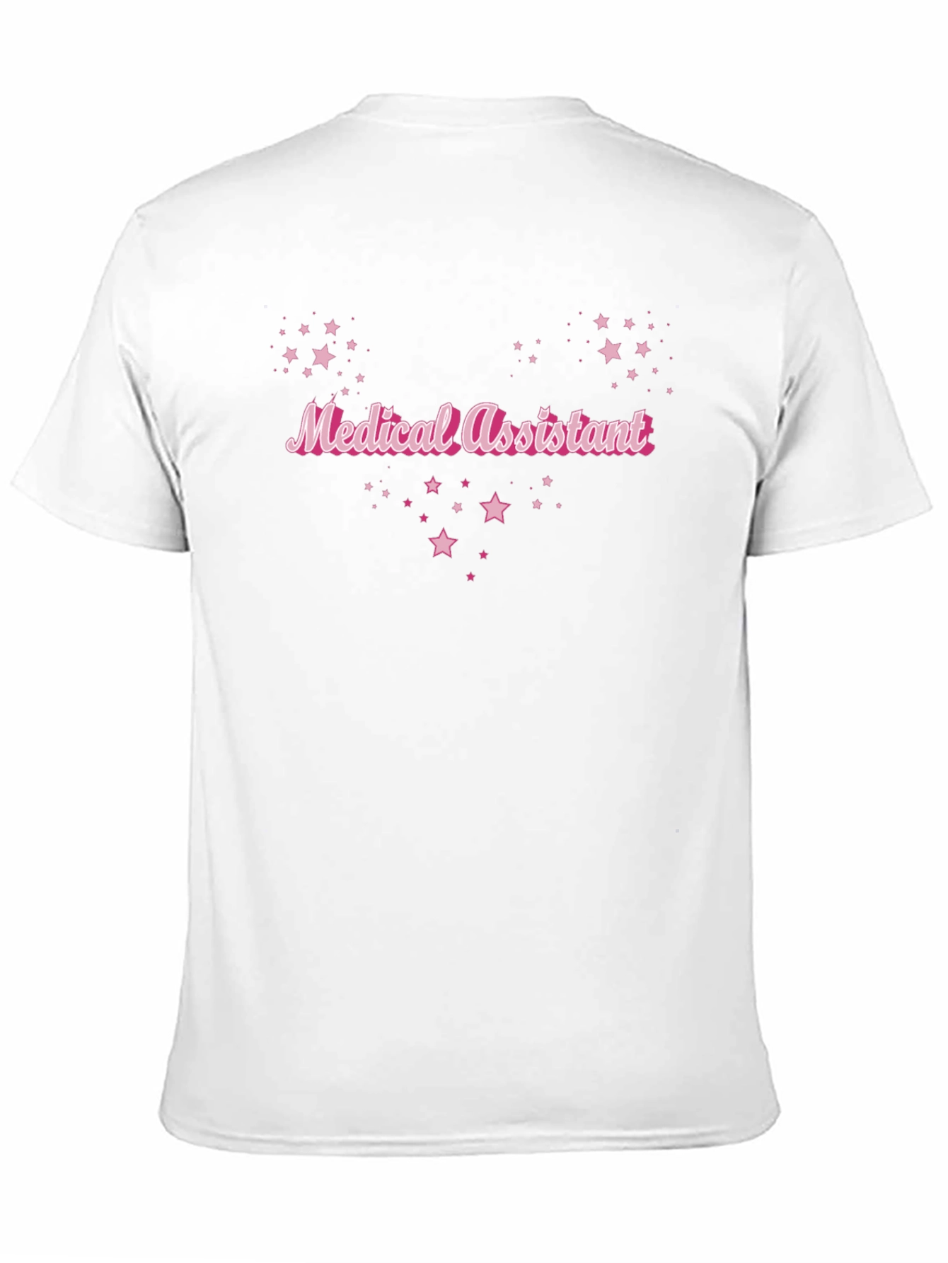 Medical Assistant Star Graphic Black T-Shirt