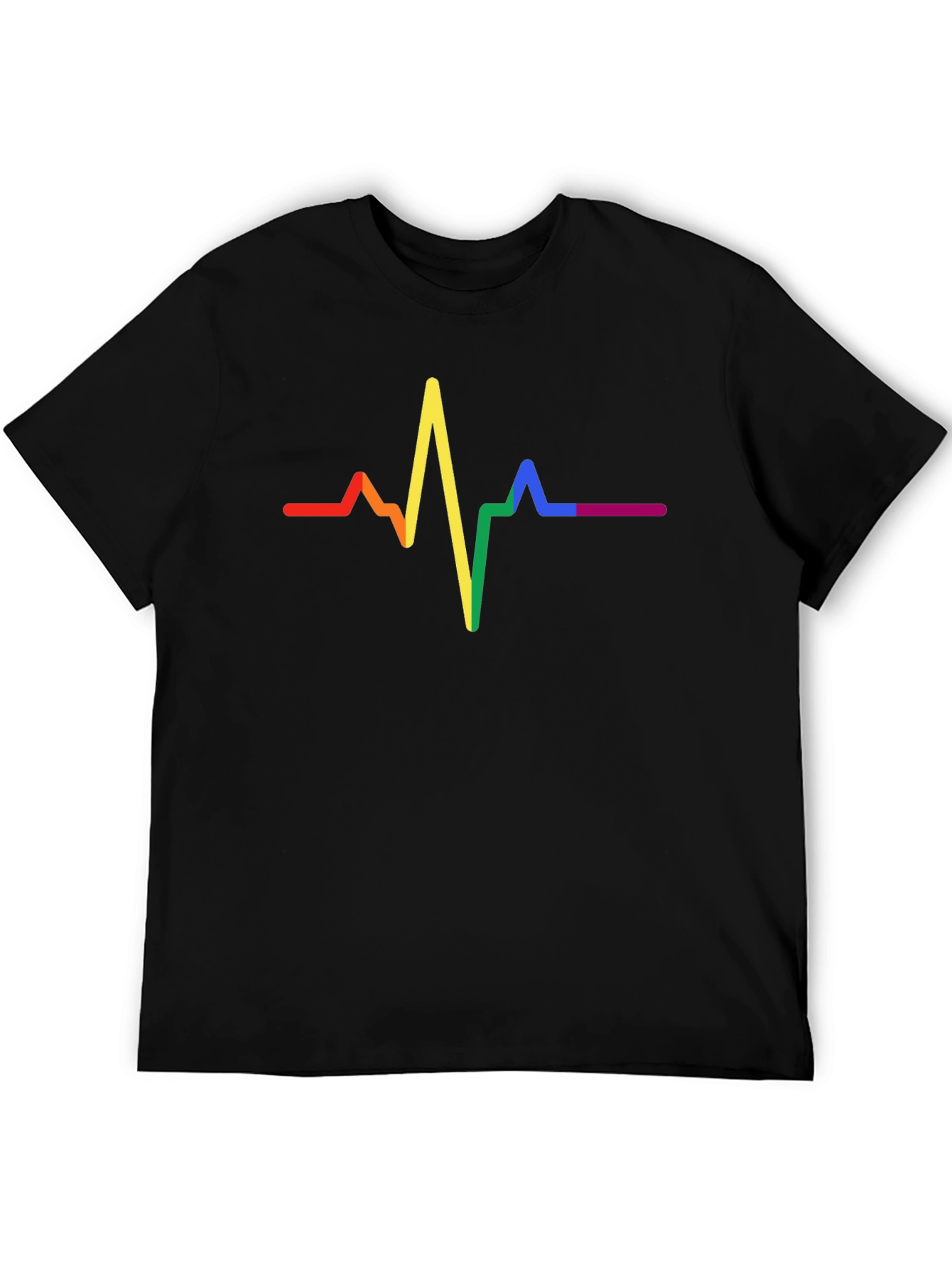 LGBT Pride Rainbow Heartbeat T-Shirt