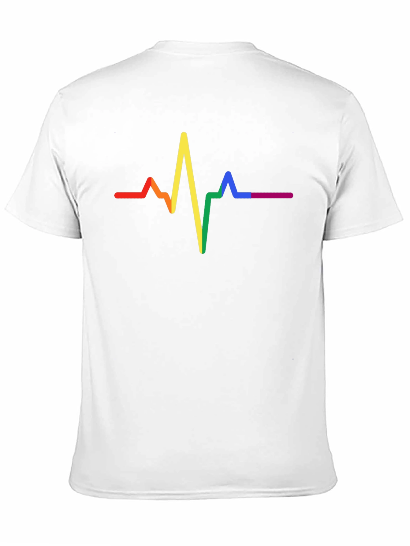 LGBT Pride Rainbow Heartbeat T-Shirt