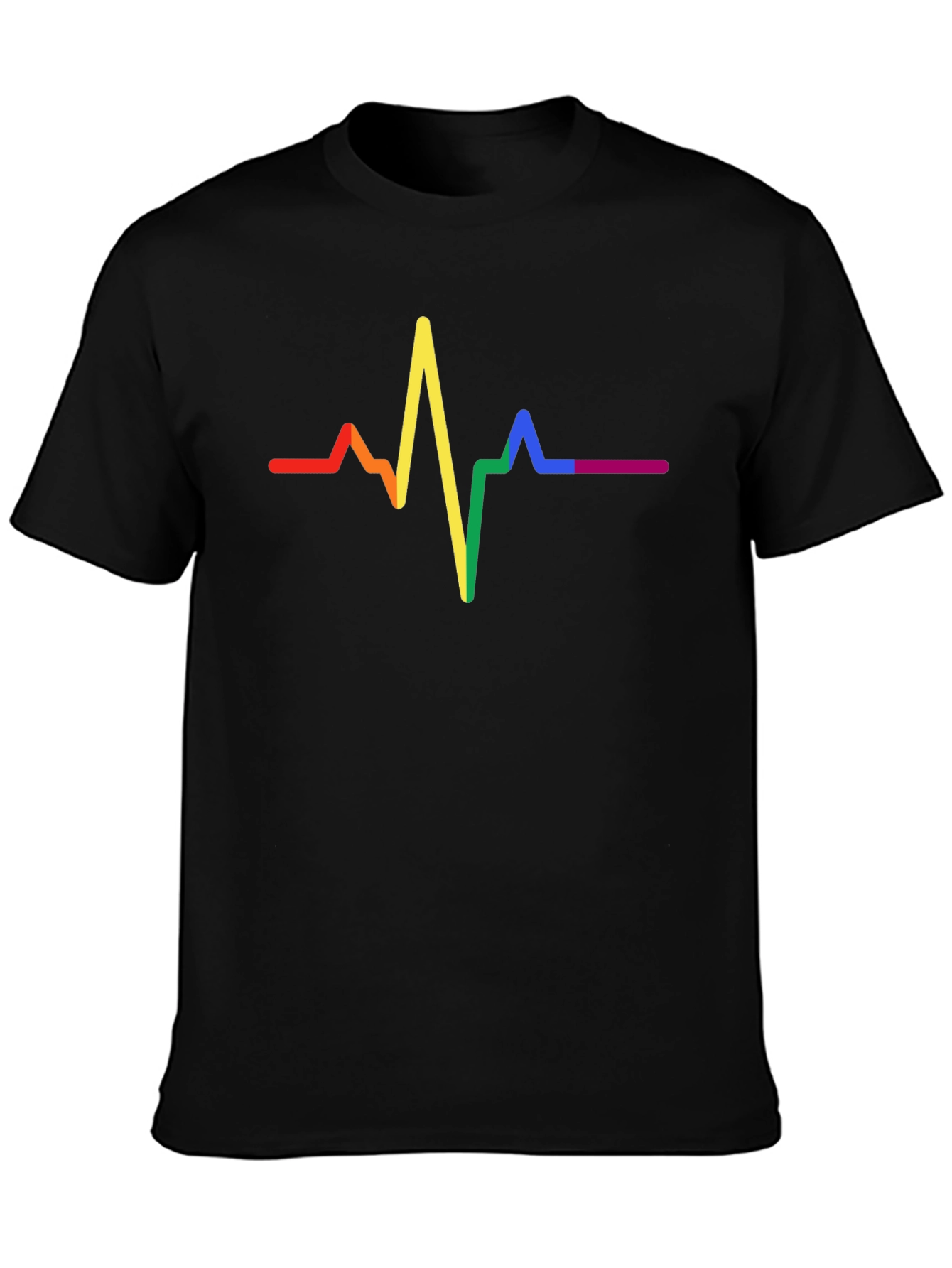 LGBT Pride Rainbow Heartbeat T-Shirt