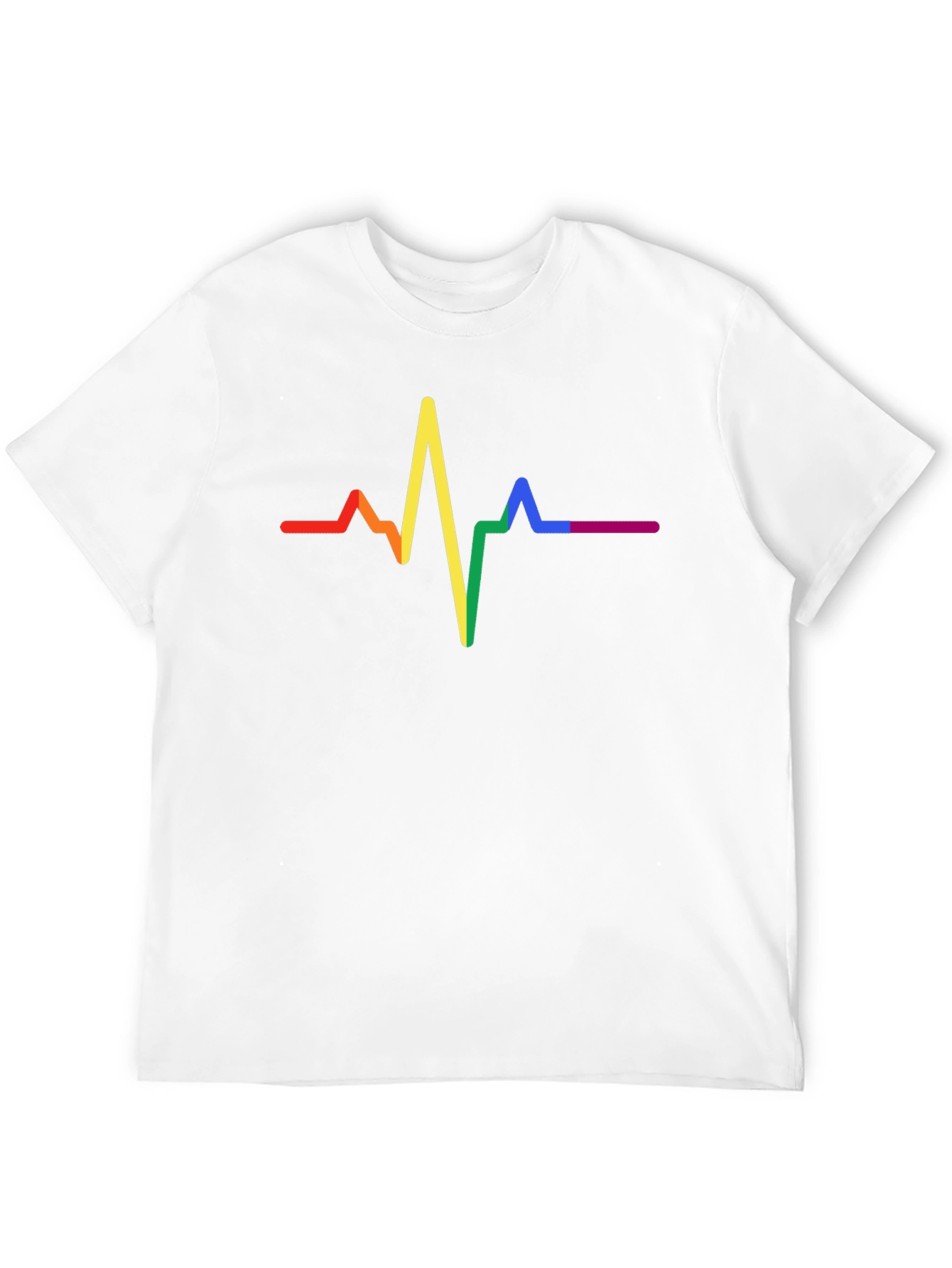 LGBT Pride Rainbow Heartbeat T-Shirt