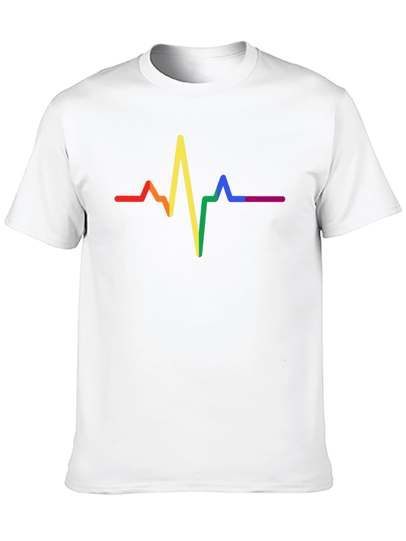 LGBT Pride Rainbow Heartbeat T-Shirt