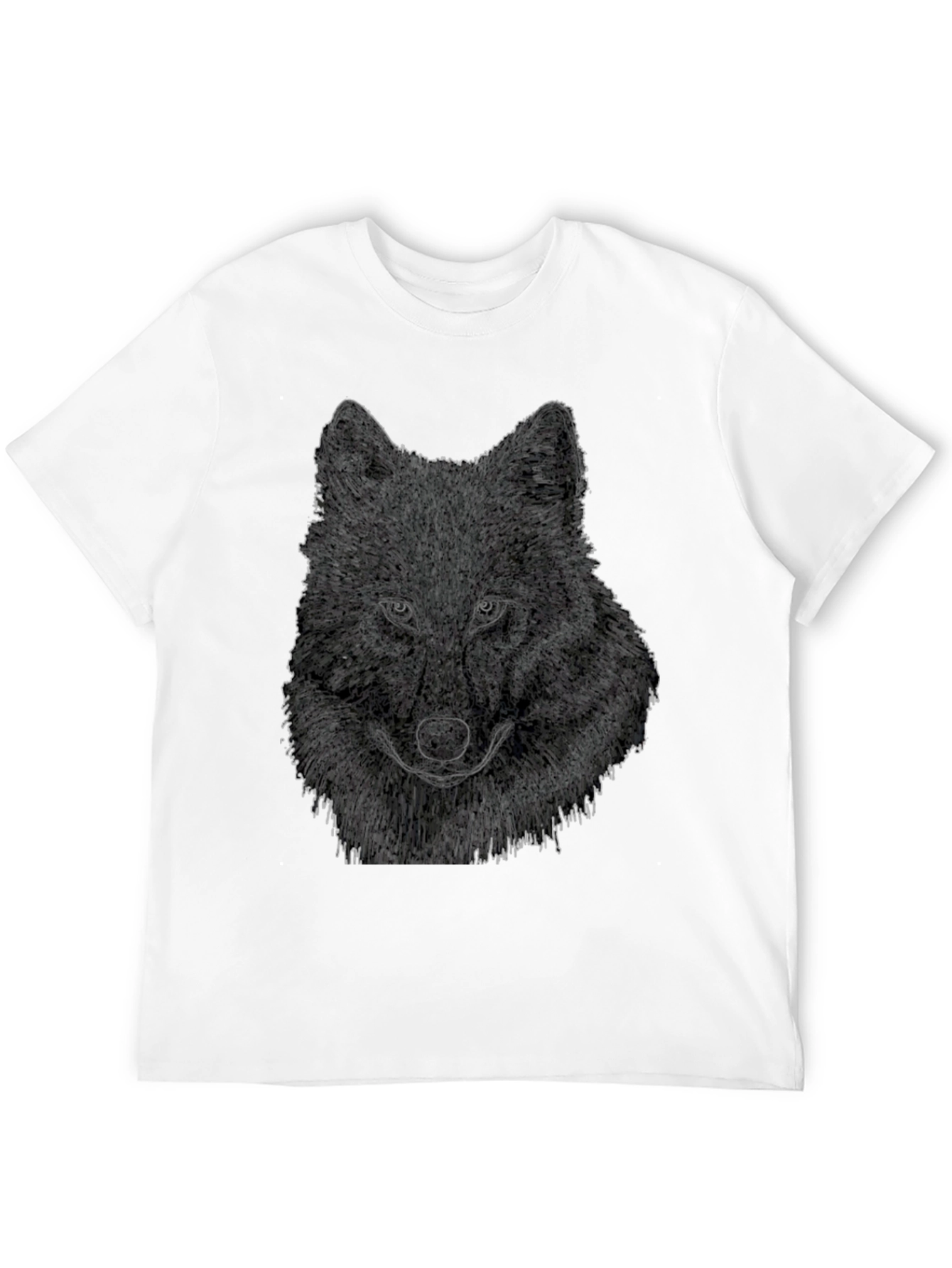 Wolf Graphic Tee - Mens Black T-Shirt