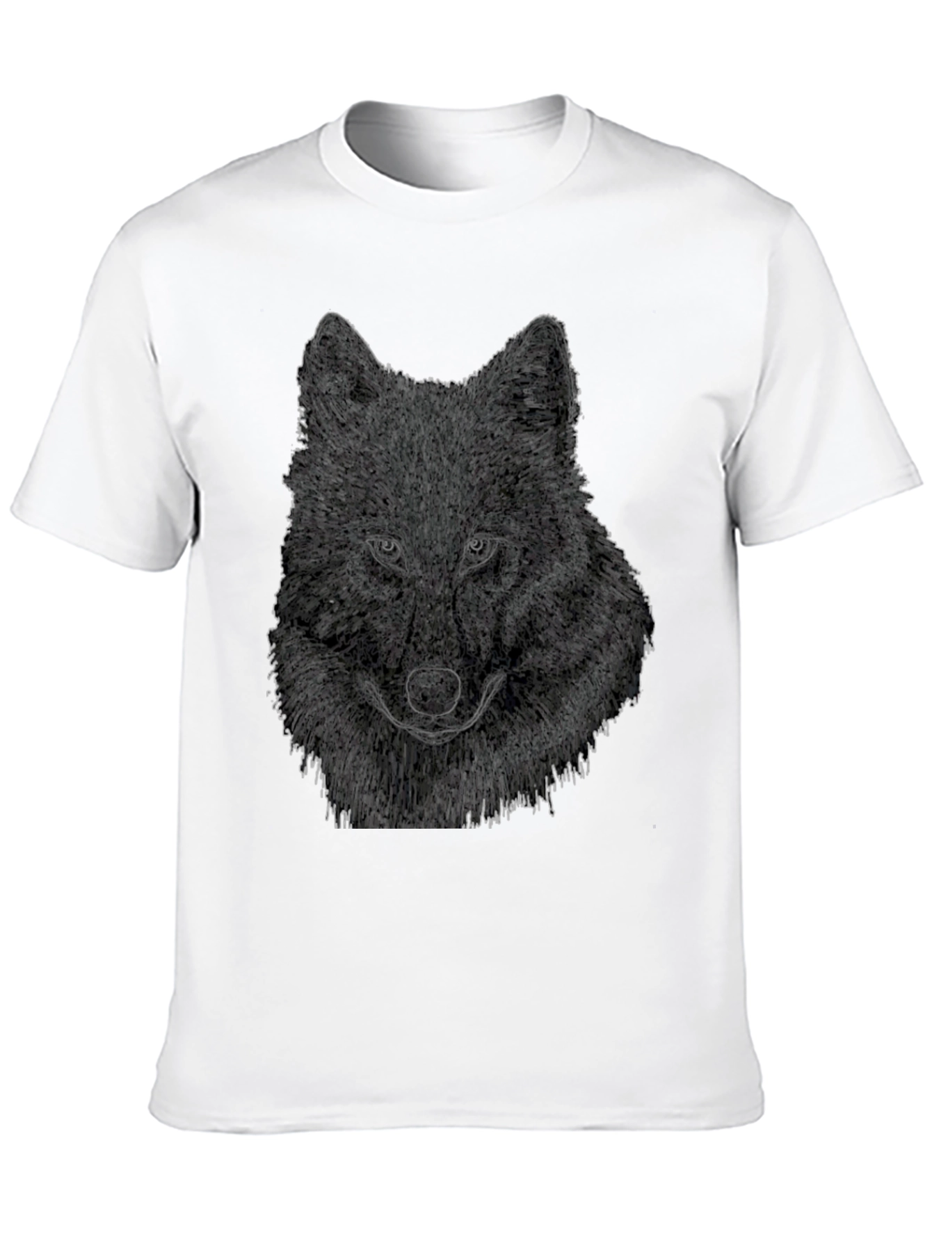 Wolf Graphic Tee - Mens Black T-Shirt