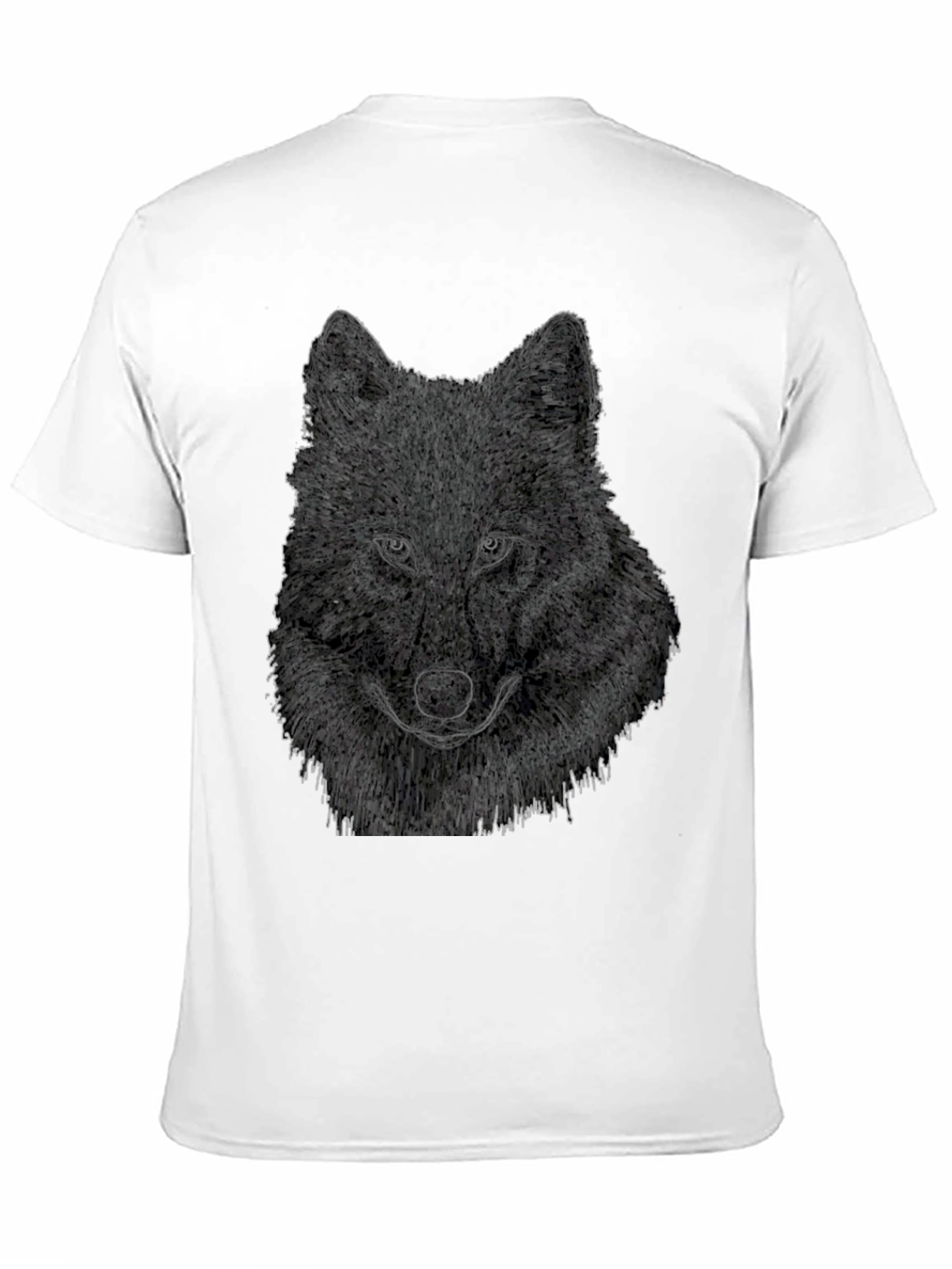 Wolf Graphic Tee - Mens Black T-Shirt
