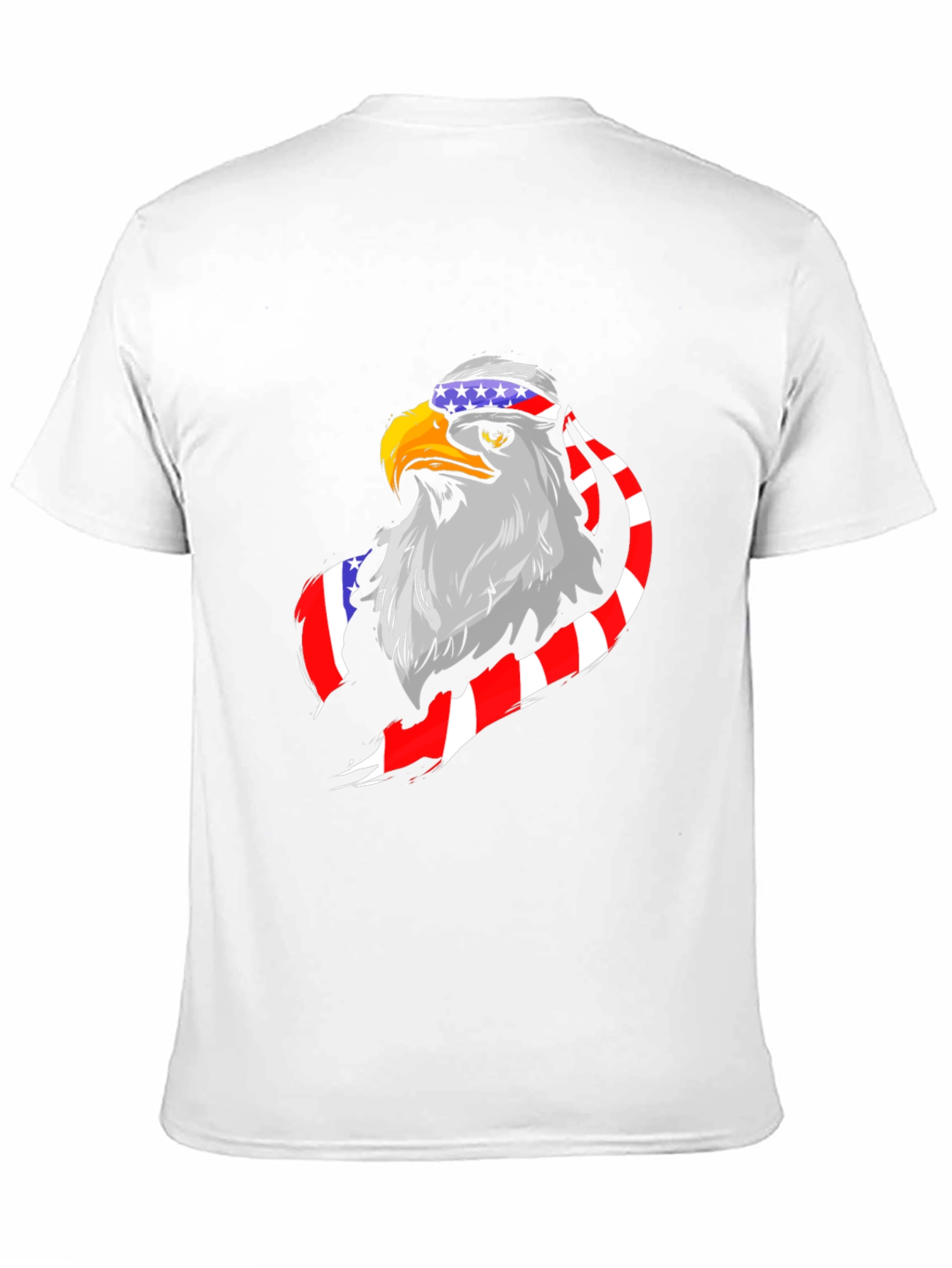 Patriotic Eagle Graphic T-Shirt