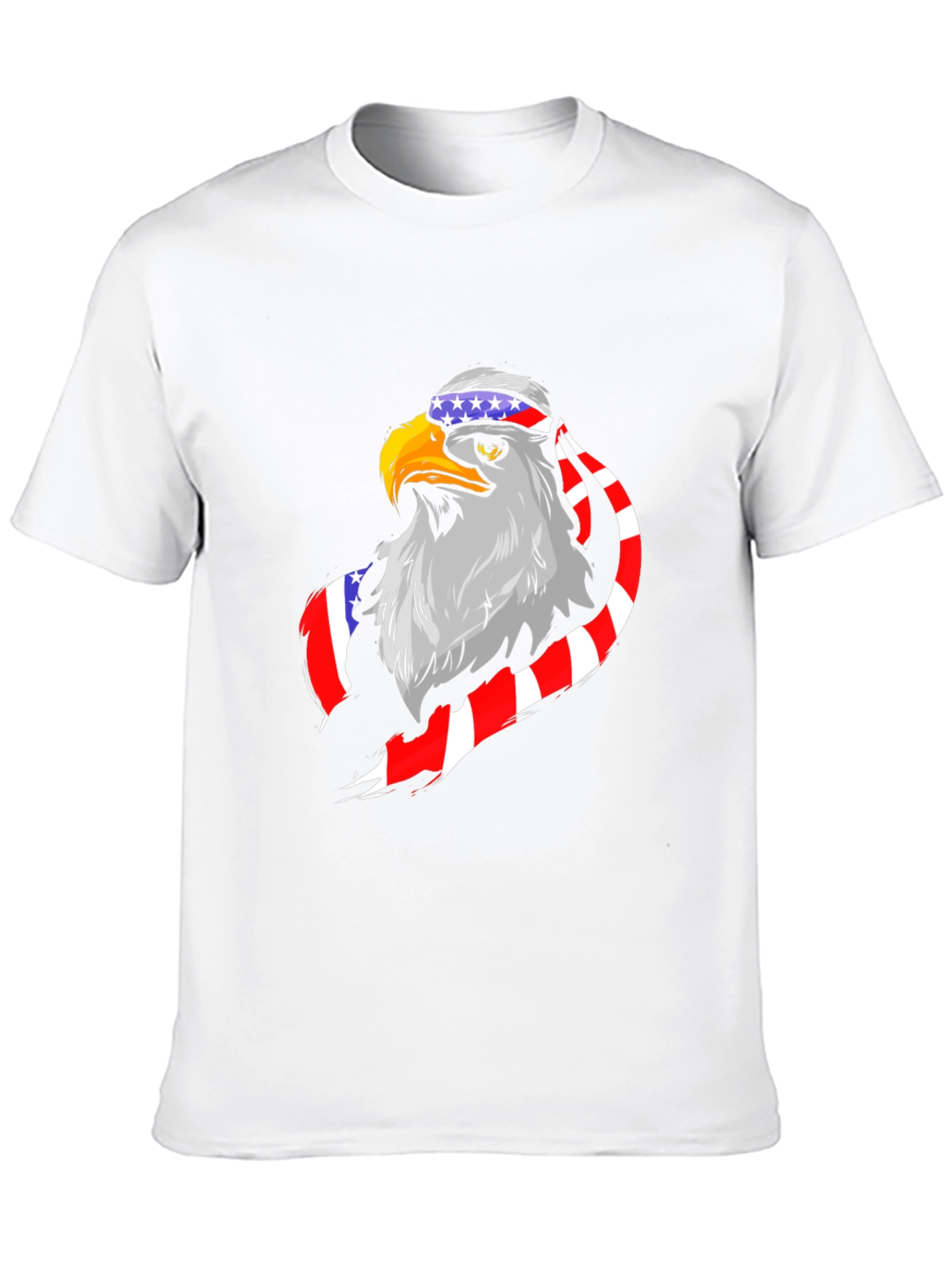 Patriotic Eagle Graphic T-Shirt