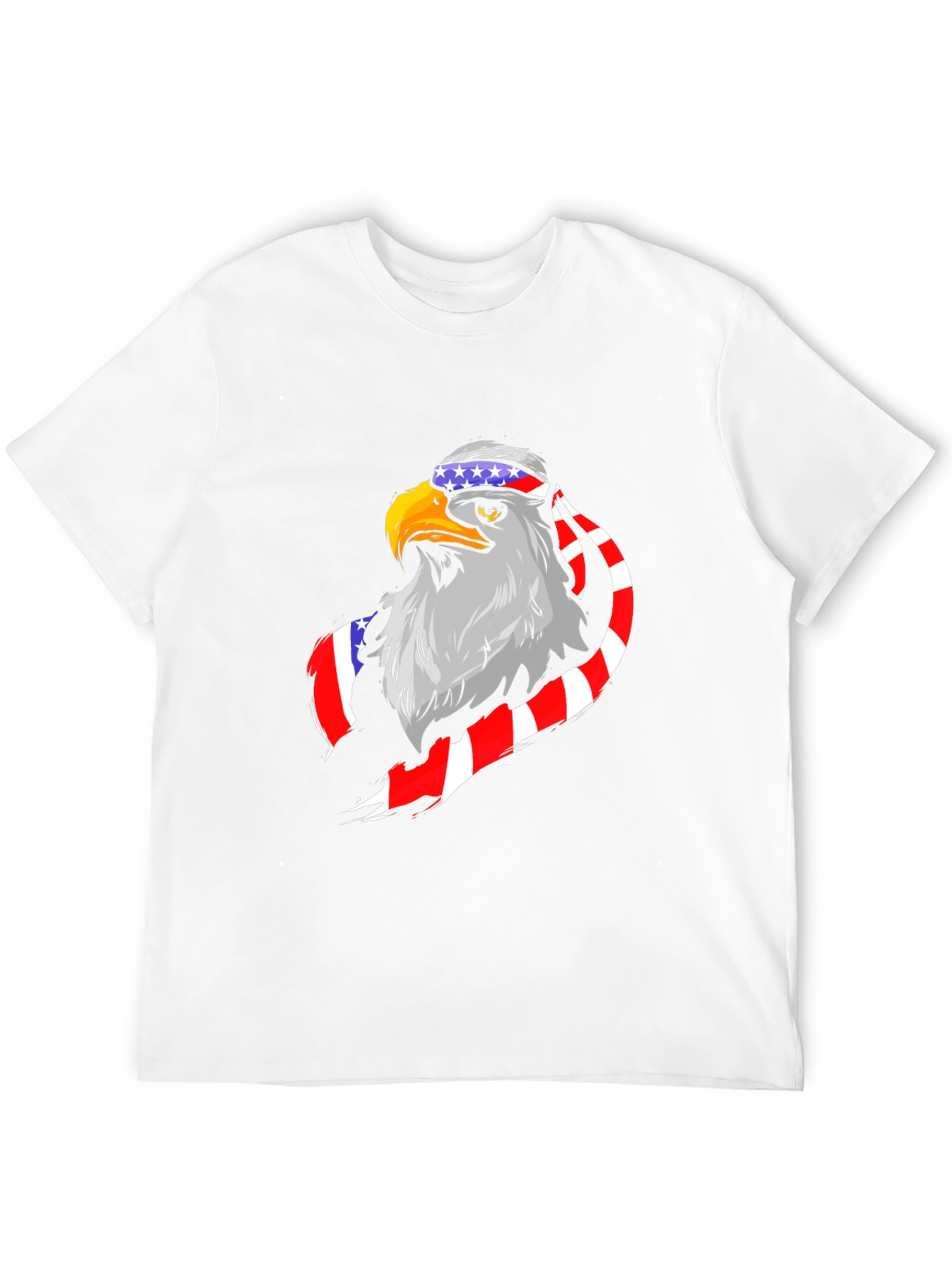 Patriotic Eagle Graphic T-Shirt