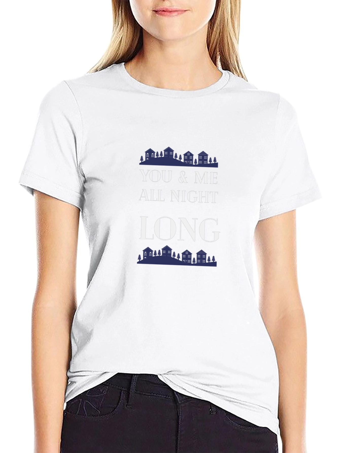 You & Me All Night Long Graphic Tee