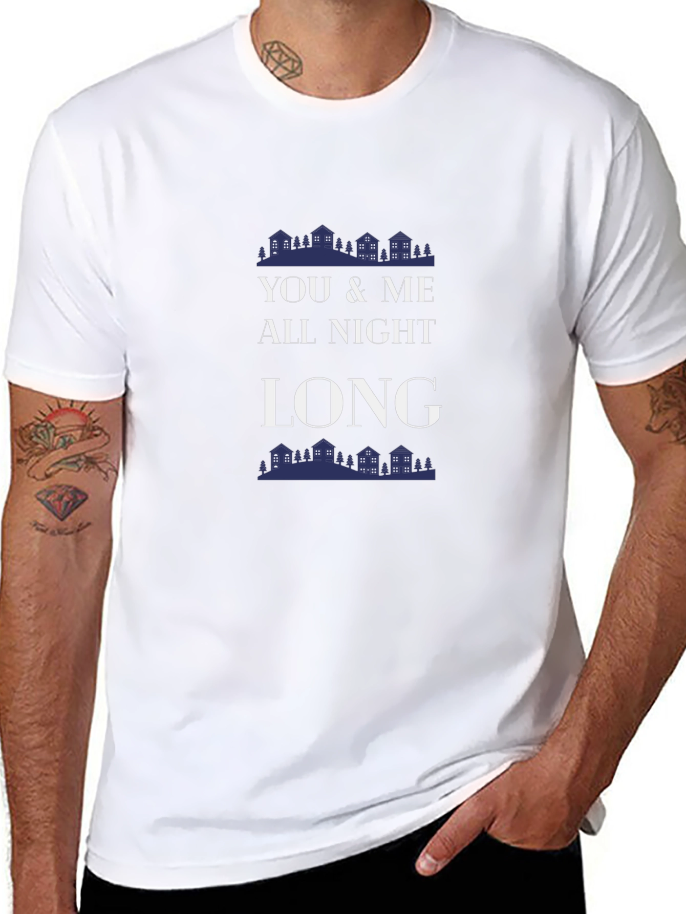 You & Me All Night Long Graphic Tee
