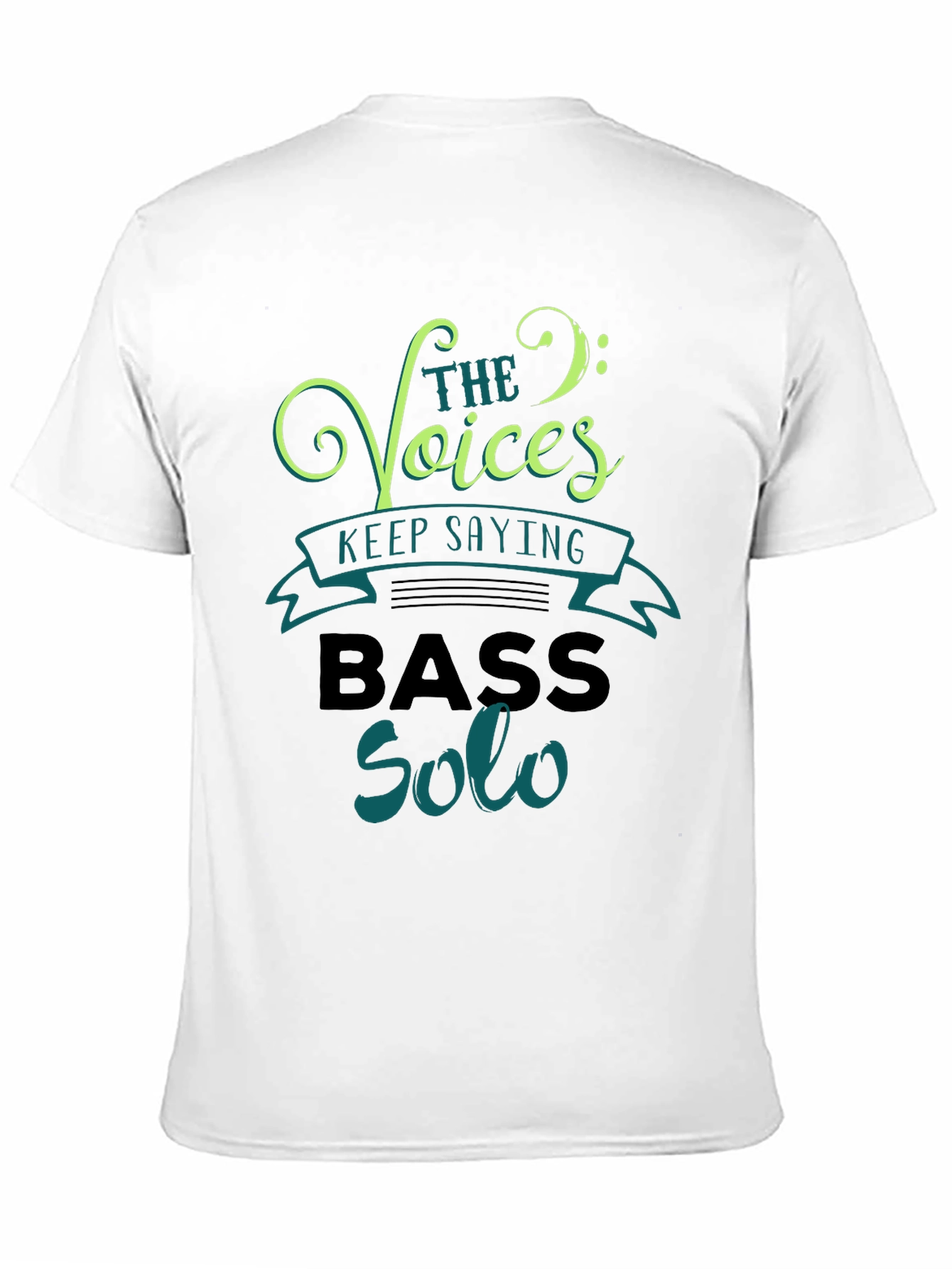 Bass Solo Voices T-Shirt - Music Lover Tee