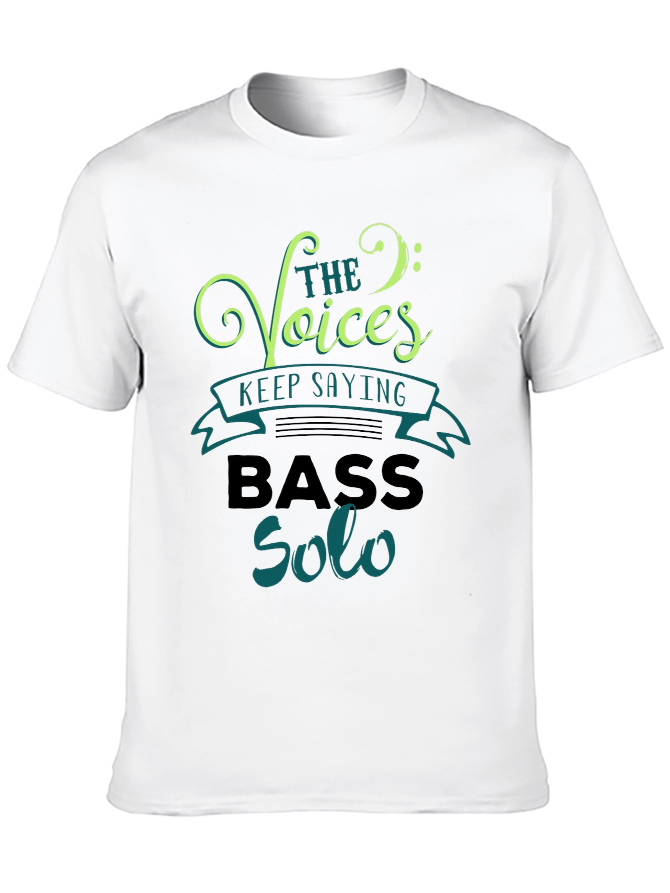 Bass Solo Voices T-Shirt - Music Lover Tee