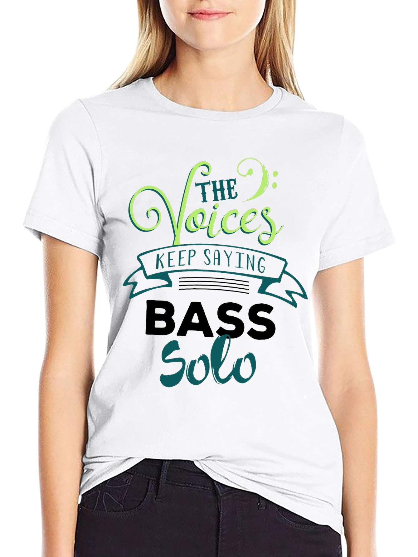 Bass Solo Voices T-Shirt - Music Lover Tee