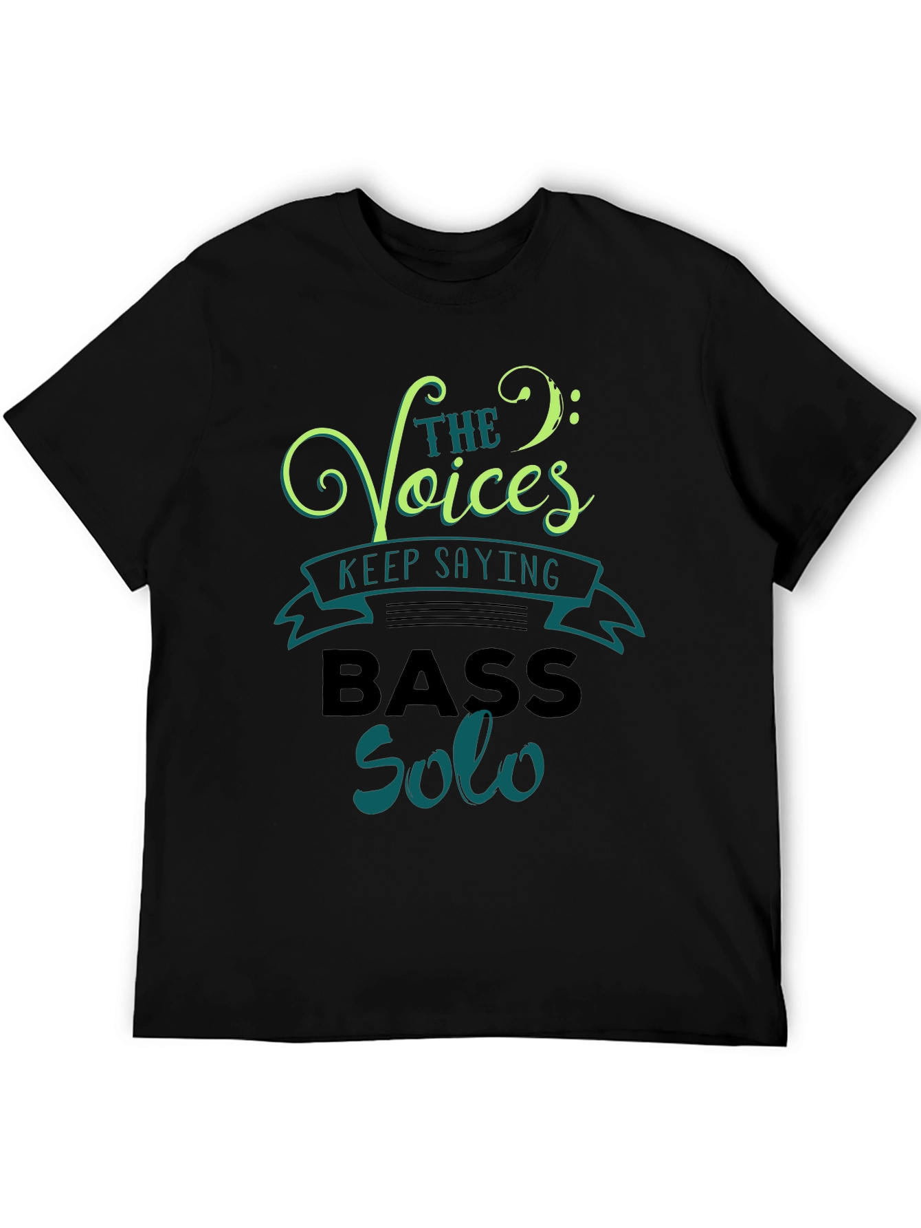 Bass Solo Voices T-Shirt - Music Lover Tee