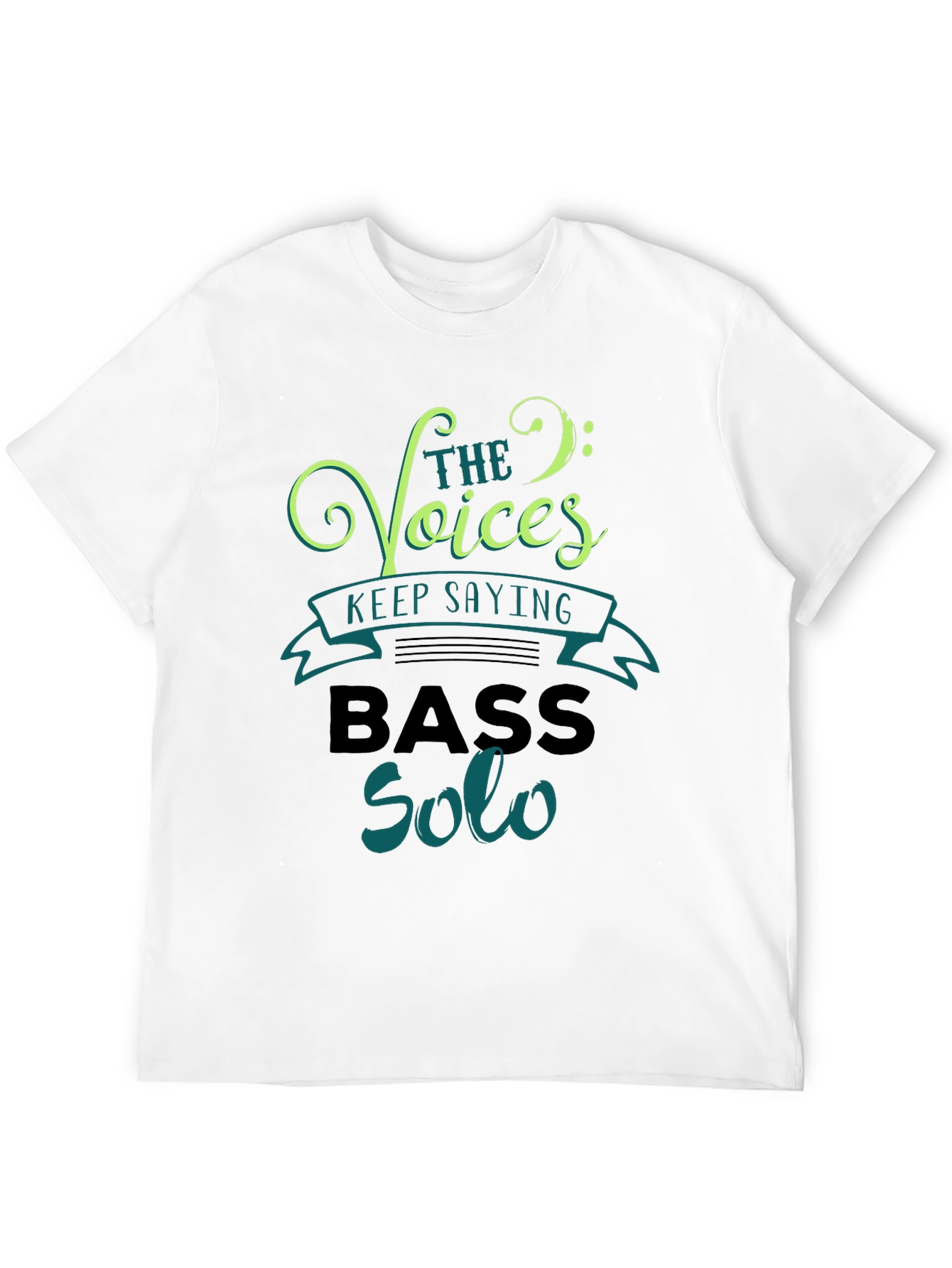 Bass Solo Voices T-Shirt - Music Lover Tee