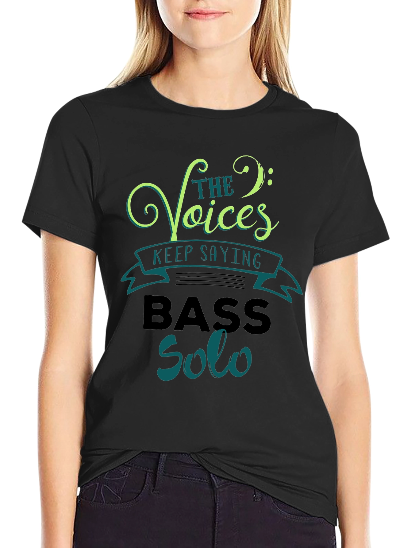 Bass Solo Voices T-Shirt - Music Lover Tee