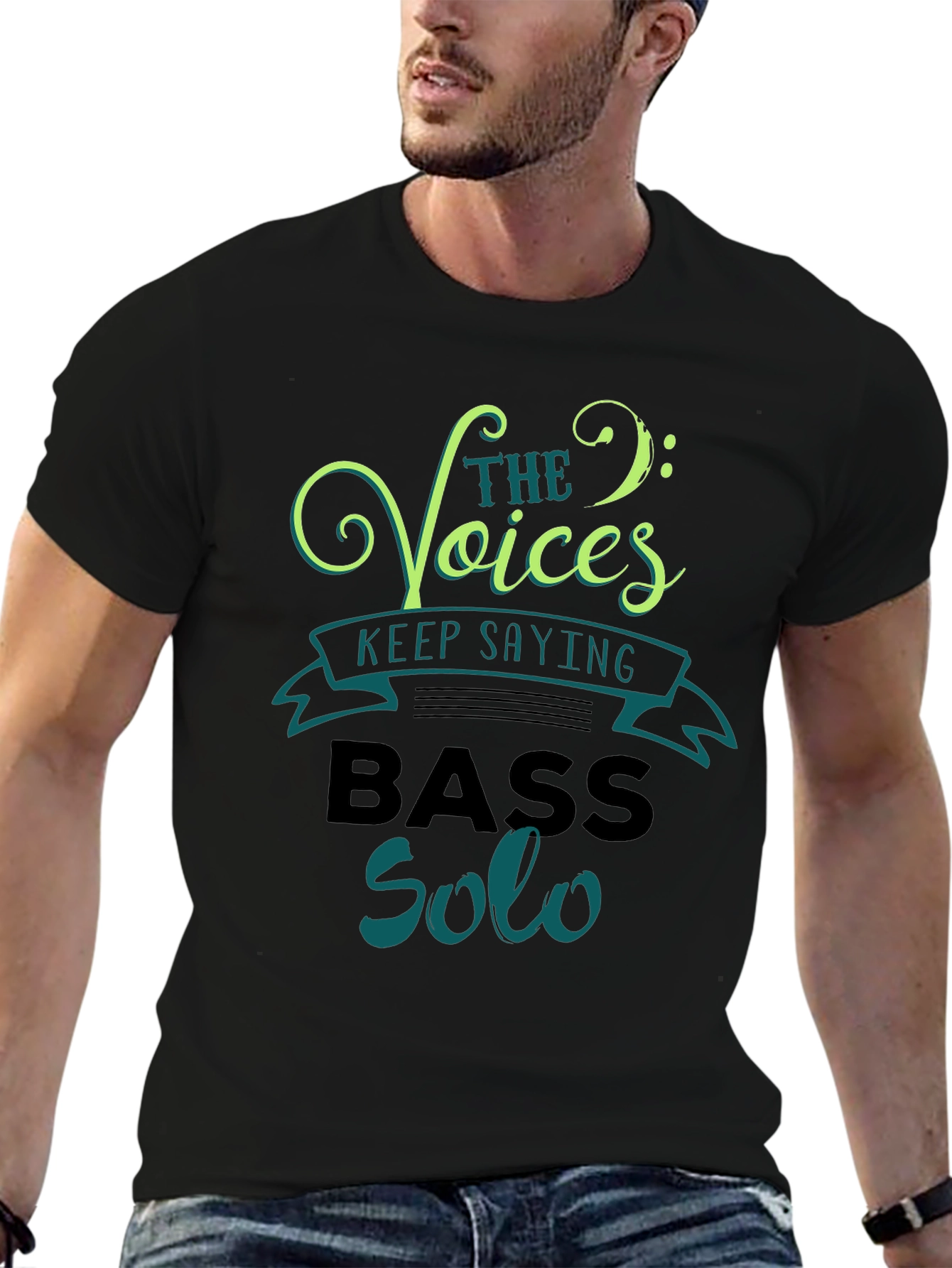 Bass Solo Voices T-Shirt - Music Lover Tee