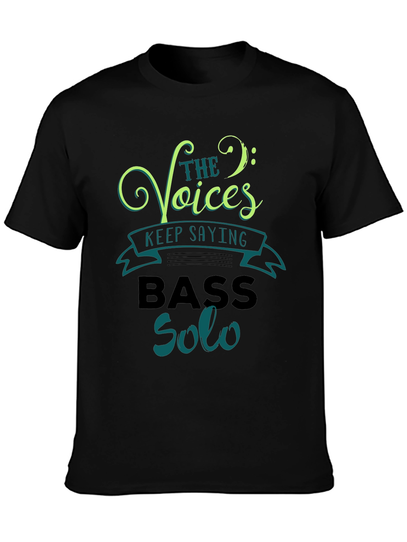 Bass Solo Voices T-Shirt - Music Lover Tee