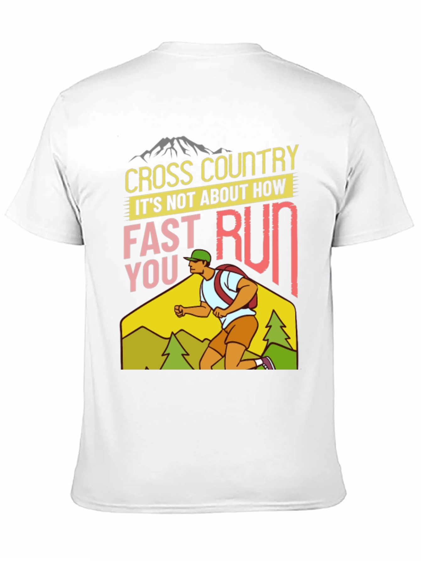 Cross Country Running Graphic Tee