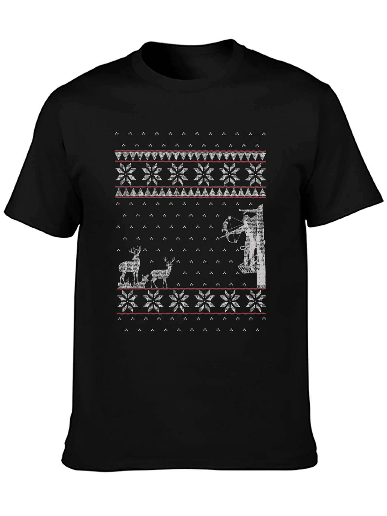 Novelty Hunting Christmas T-Shirt