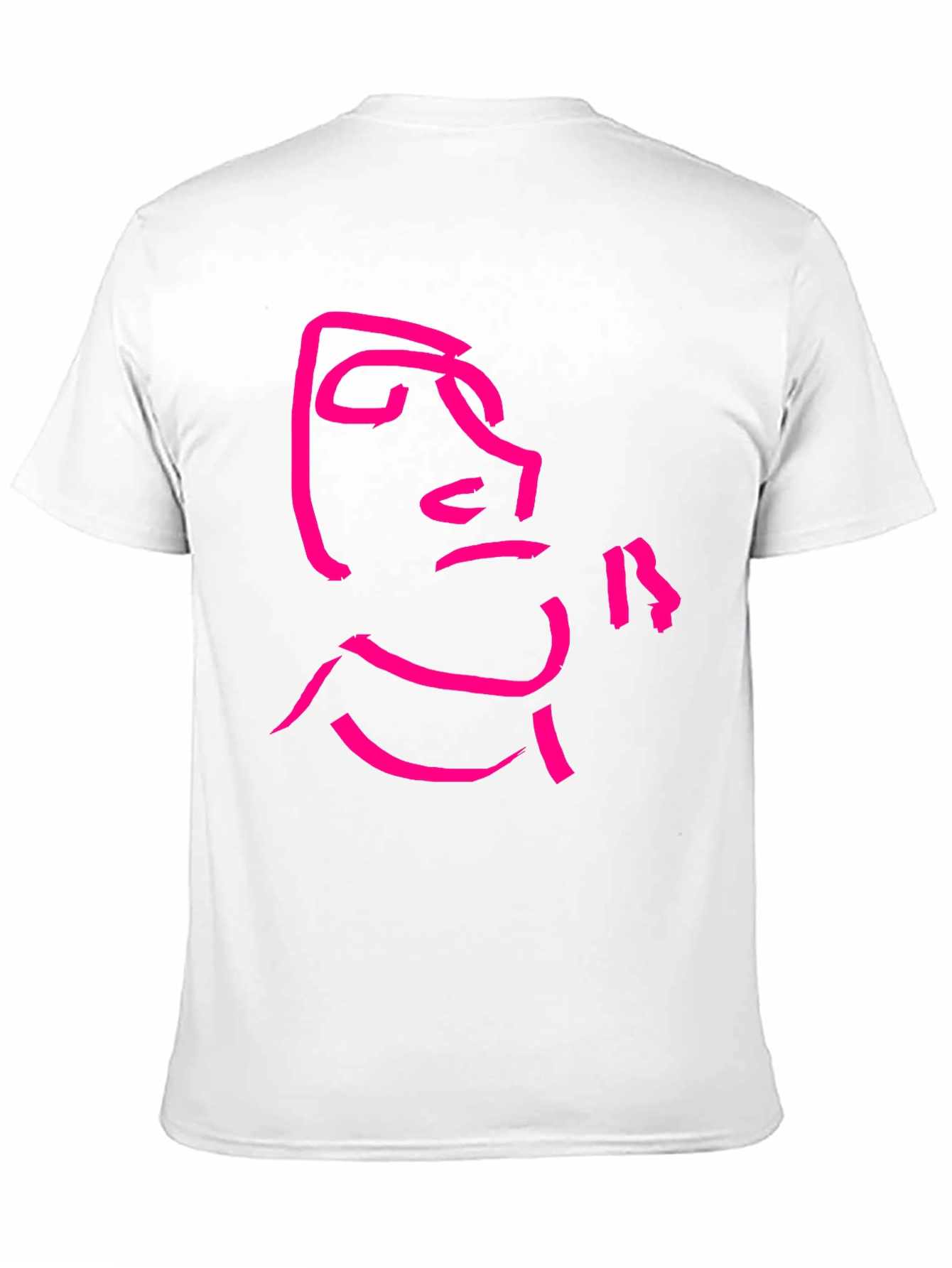 Abstract Face Graphic Tee - Modern Streetwear Shirt