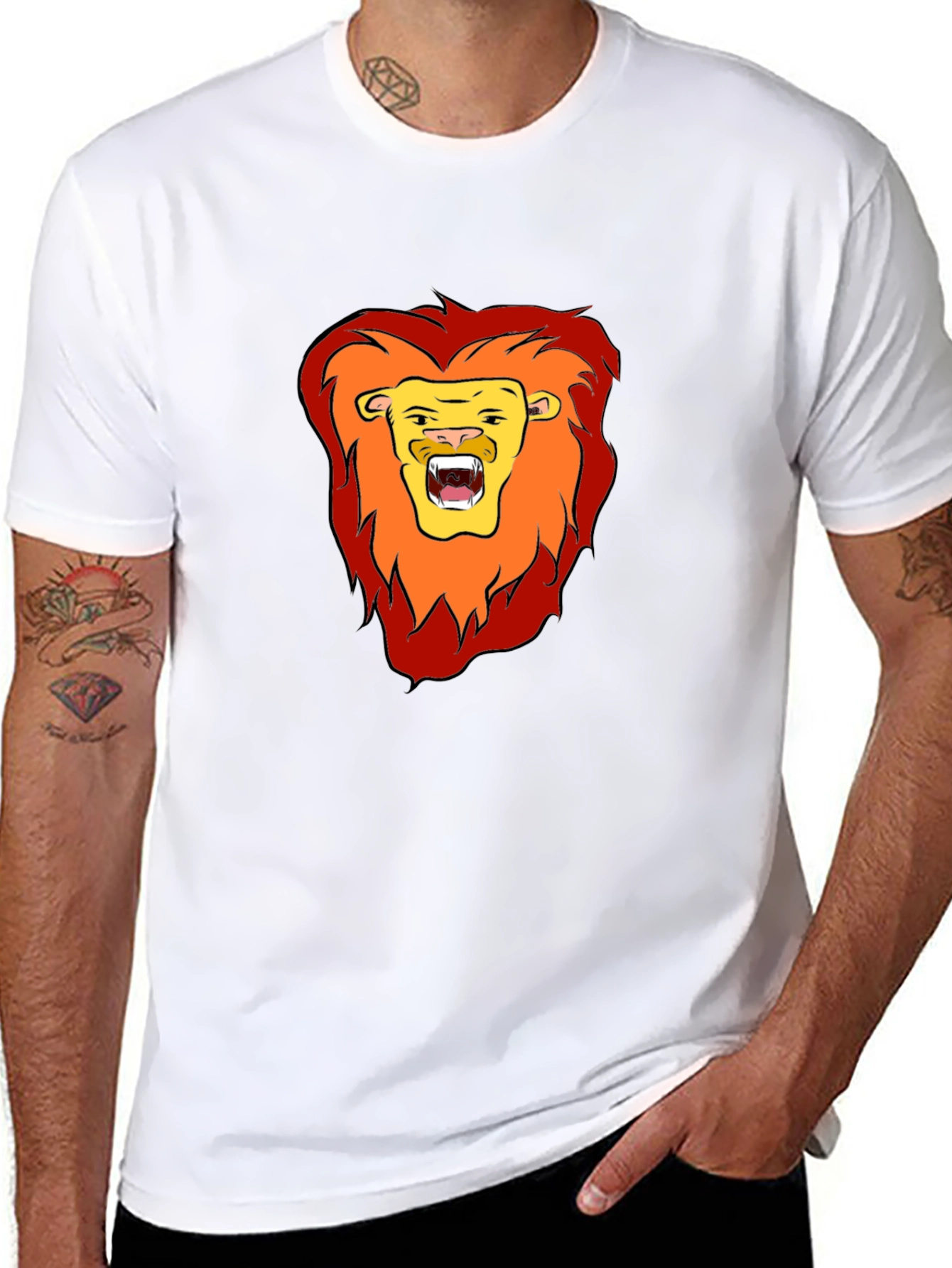 Lion Graphic Tee - Bold & Stylish