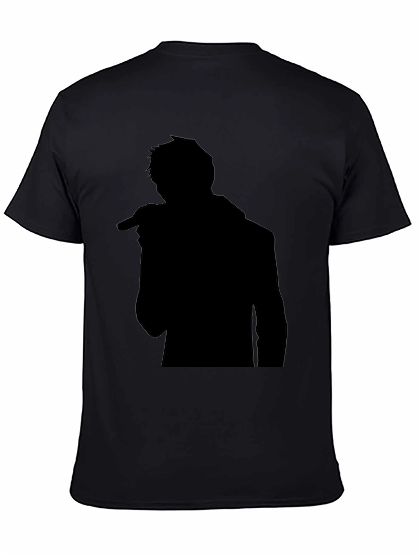 Silhouette Singer Graphic T-Shirt - Classic Black Tee