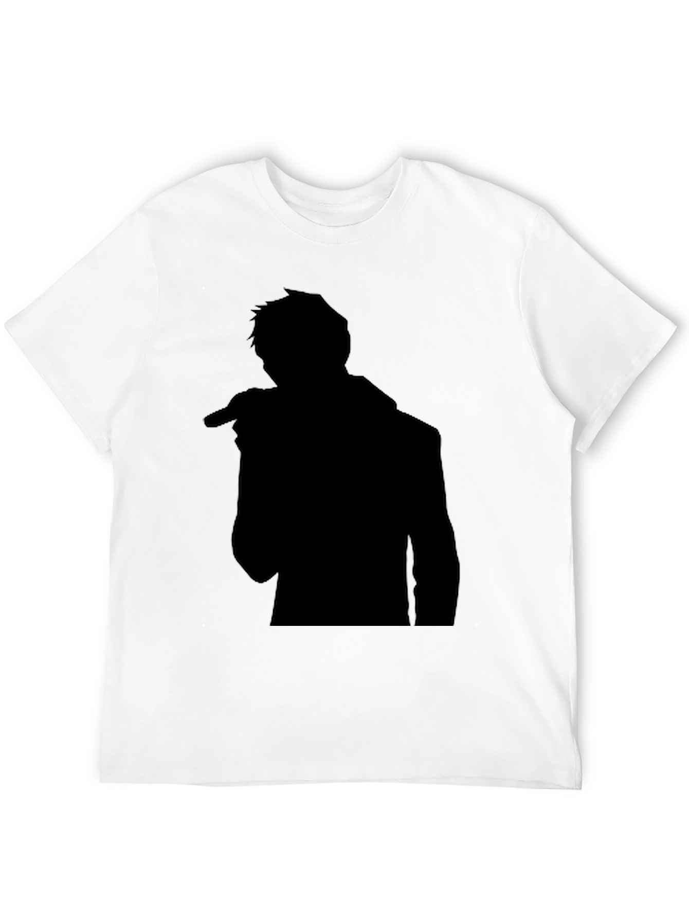 Silhouette Singer Graphic T-Shirt - Classic Black Tee