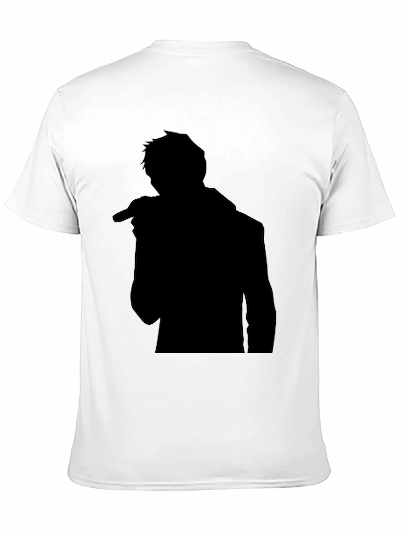 Silhouette Singer Graphic T-Shirt - Classic Black Tee