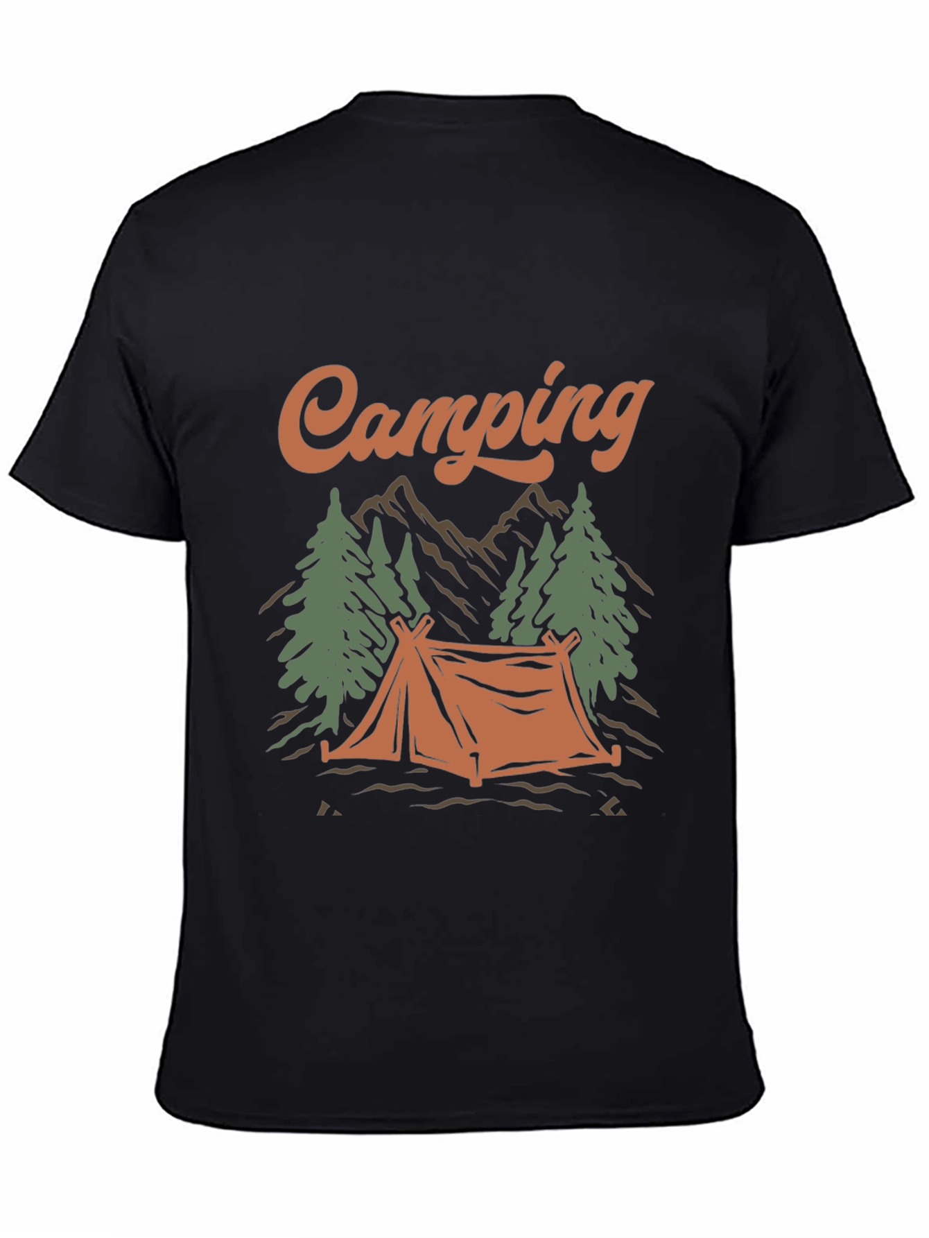 Camping Graphic Tee - Outdoor Adventure Shirt