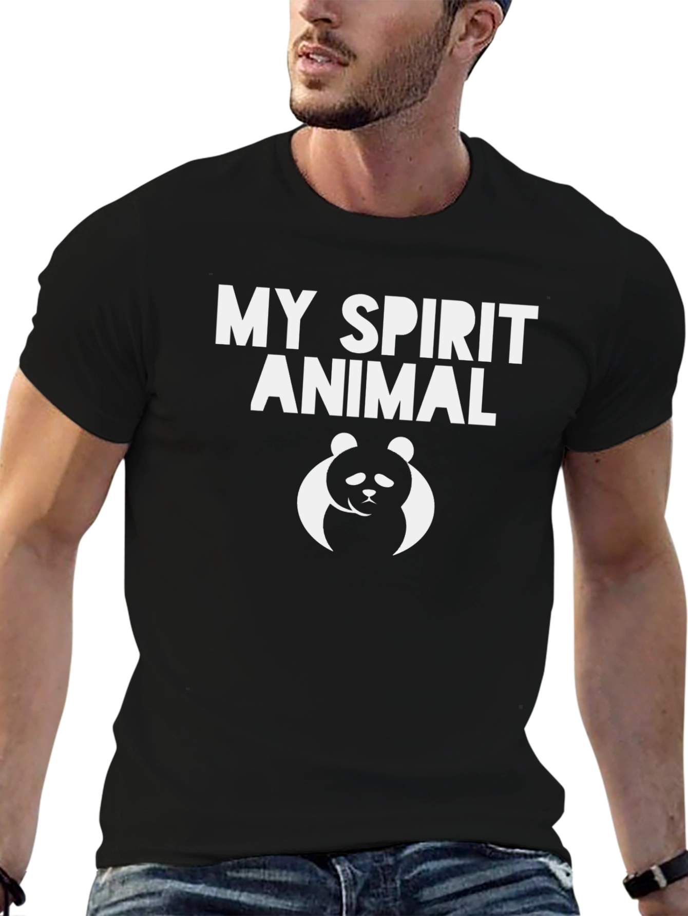 My Spirit Animal Panda Graphic T-Shirt