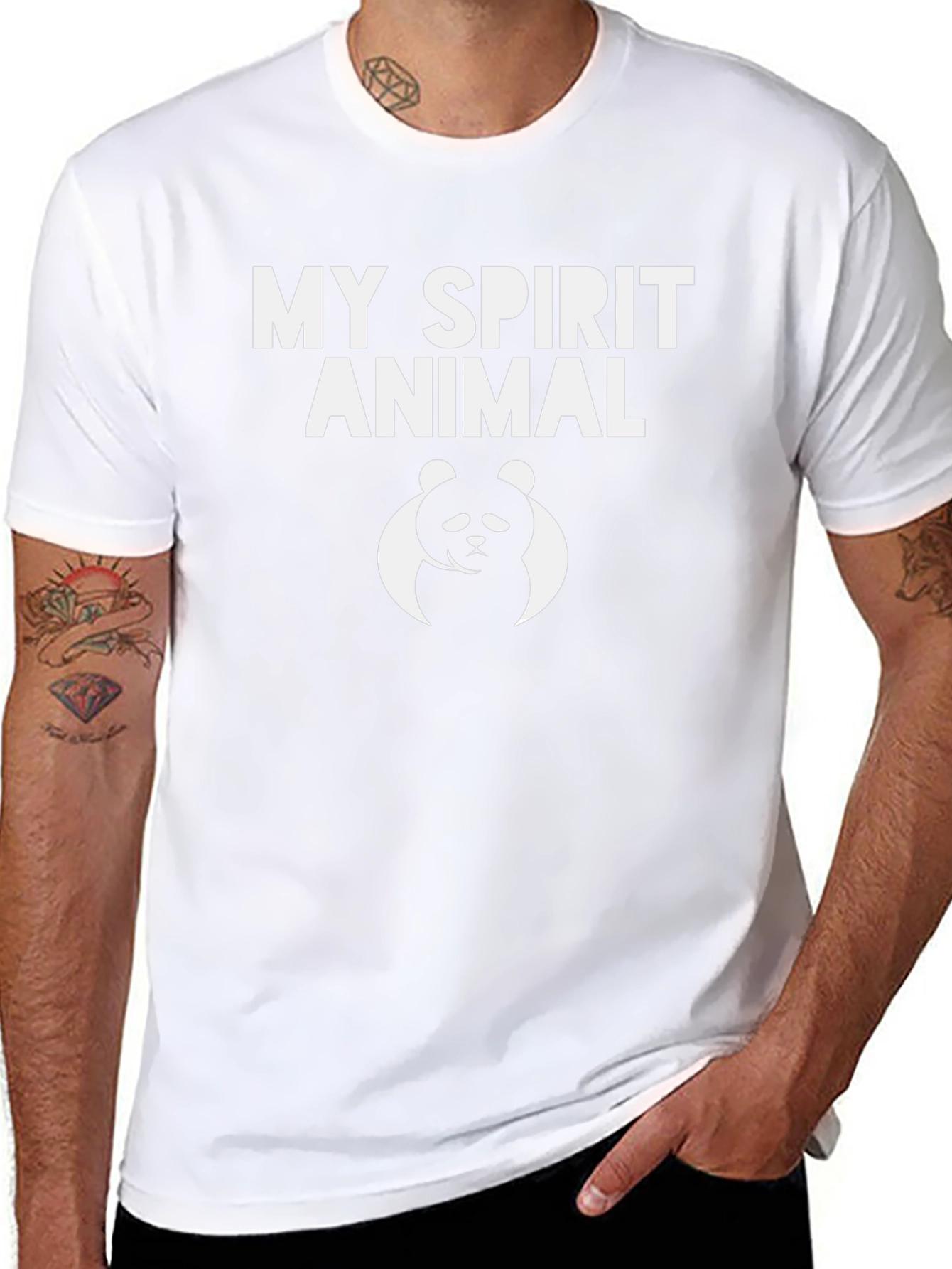My Spirit Animal Panda Graphic T-Shirt