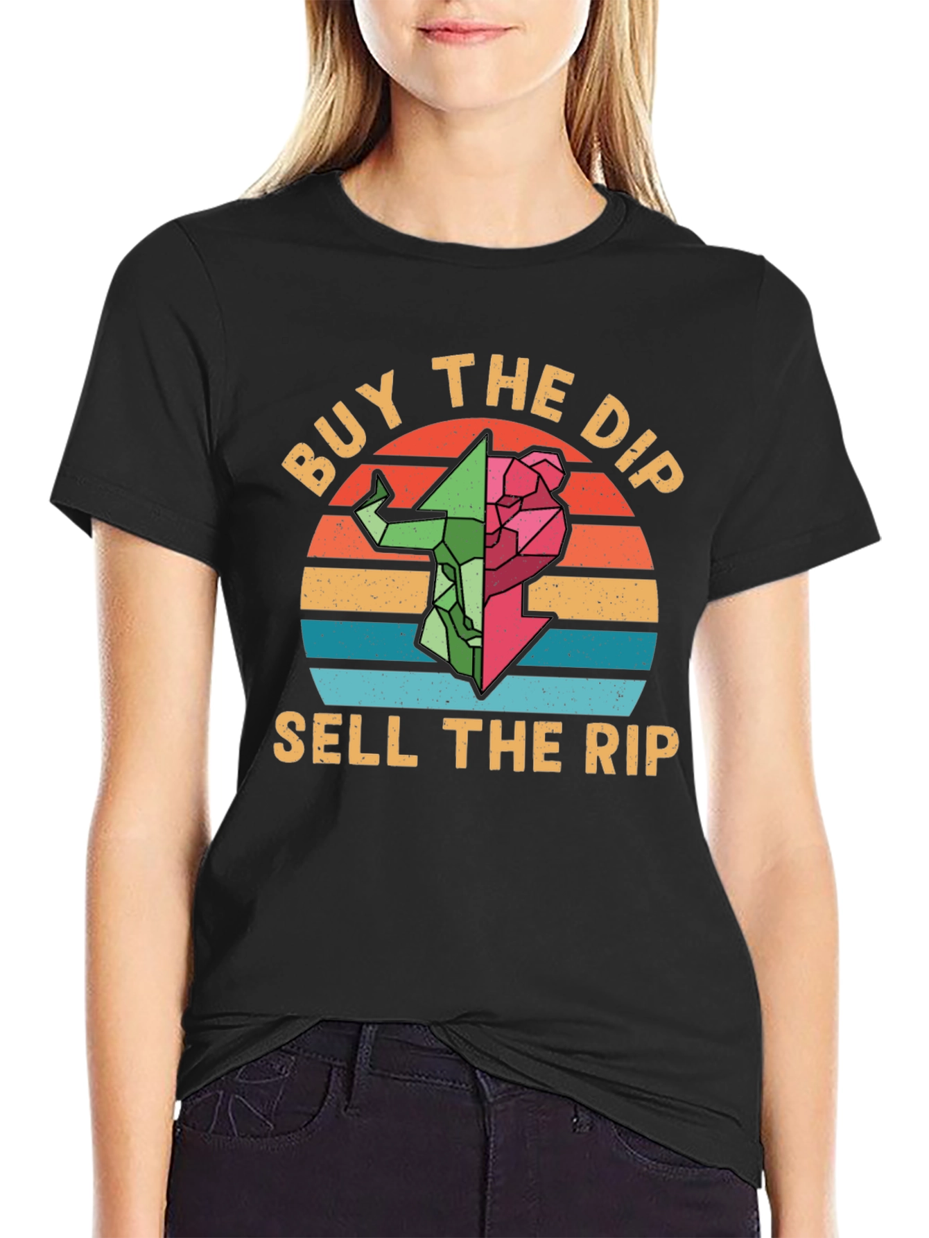 Buy the Dip Sell the Rip Graphic Tee